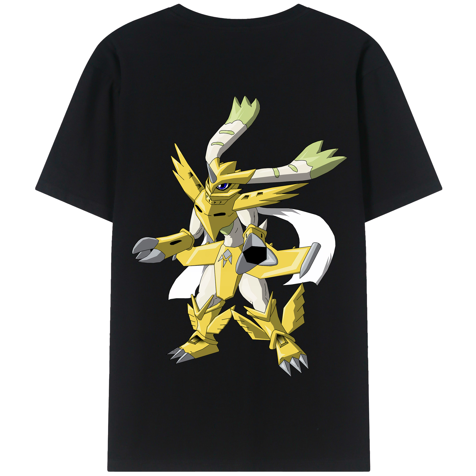 （画像用） Digimon デジタルモンスター/デジモン 綿100％半袖Tシャツ（背面プリント）