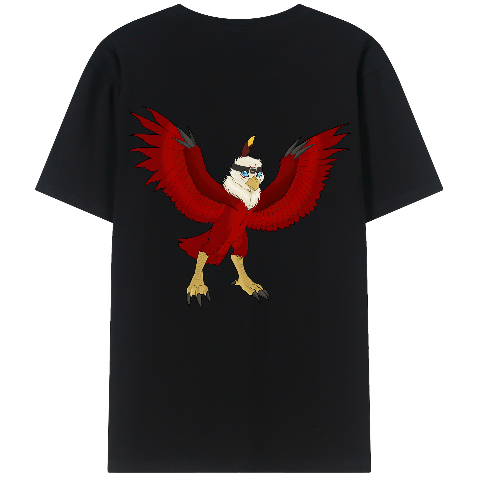 （画像用） Digimon デジタルモンスター/デジモン 綿100％半袖Tシャツ（背面プリント）