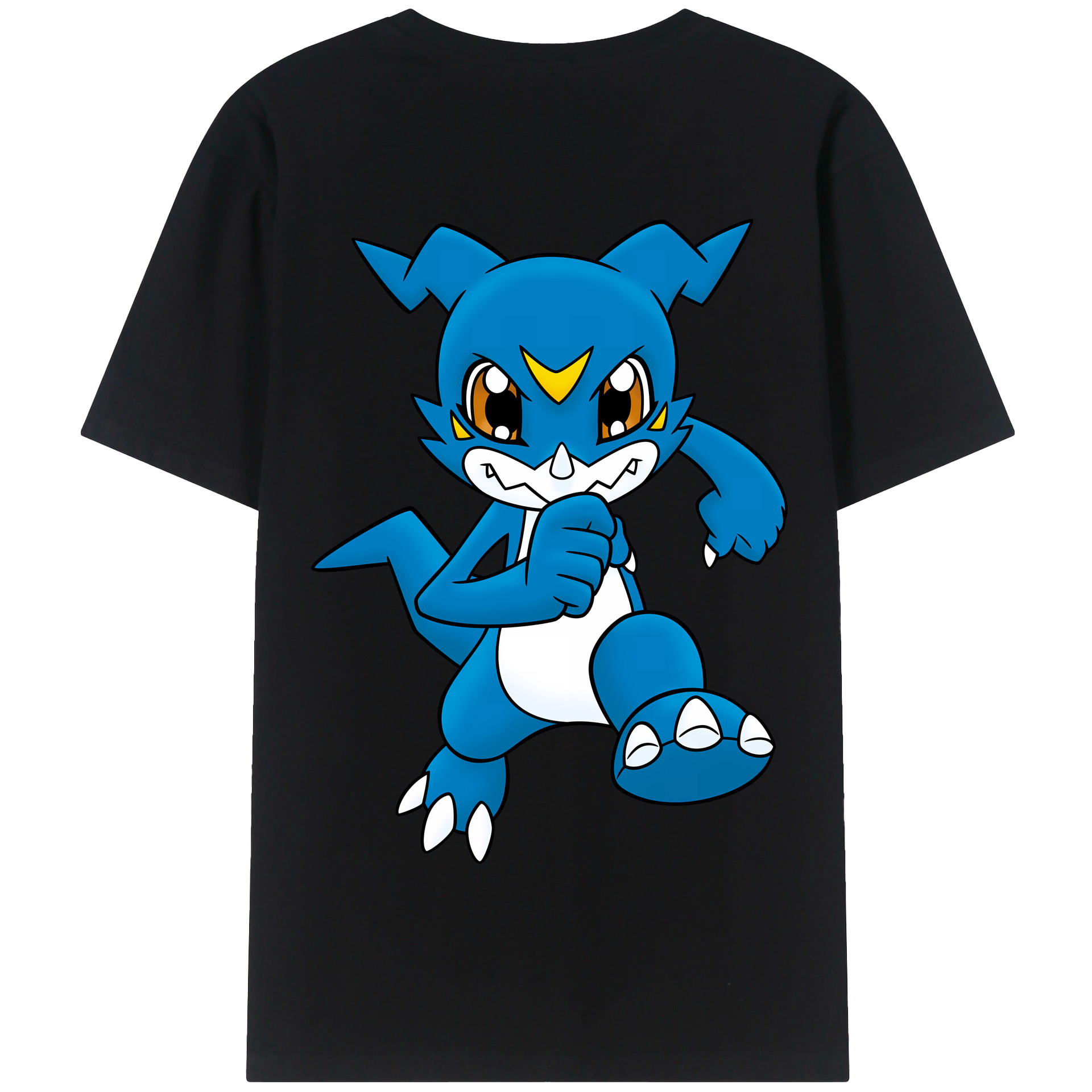 （画像用） Digimon デジタルモンスター/デジモン 綿100％半袖Tシャツ（背面プリント）