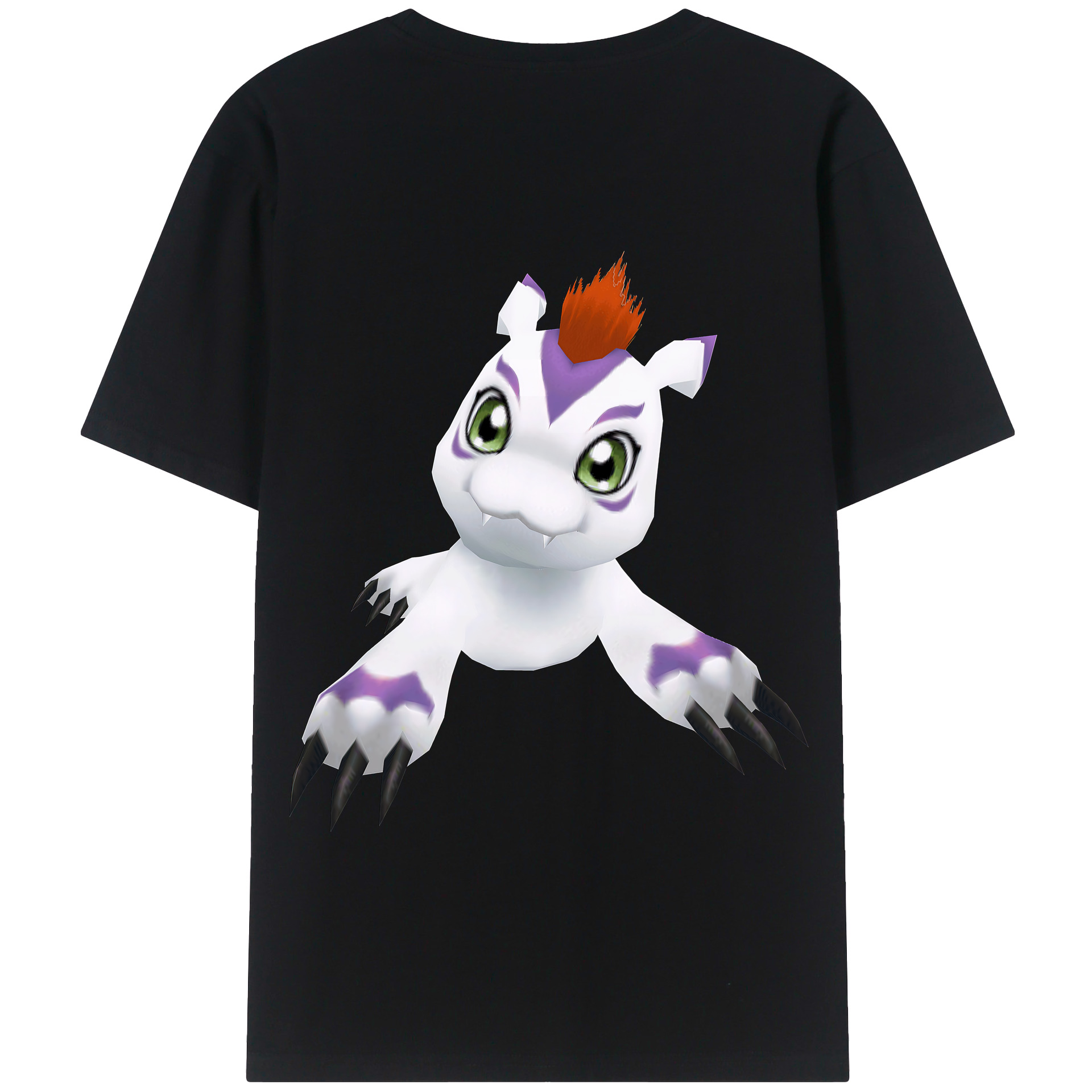 （画像用） Digimon デジタルモンスター/デジモン 綿100％半袖Tシャツ（背面プリント）