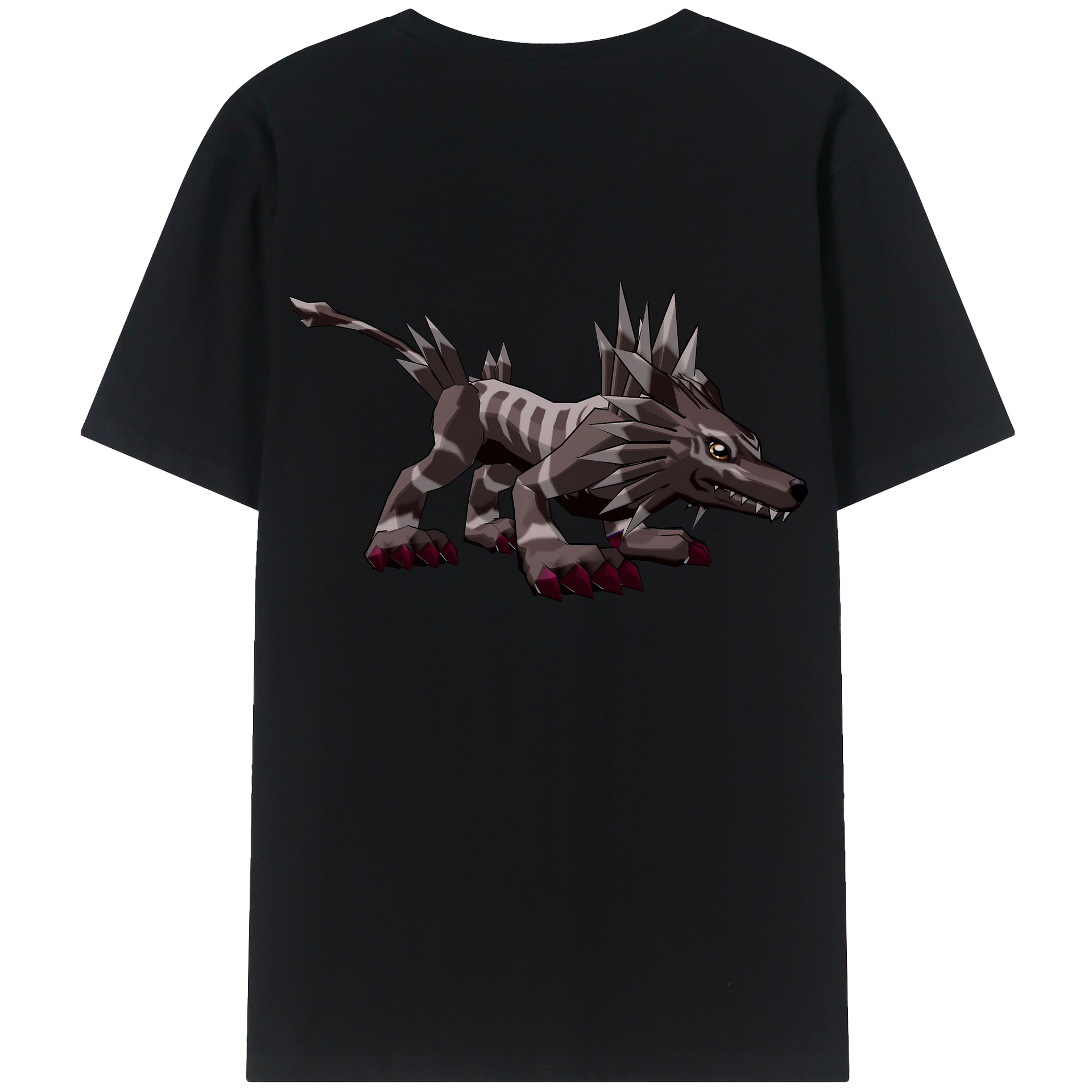 （画像用） Digimon デジタルモンスター/デジモン 綿100％半袖Tシャツ（背面プリント）