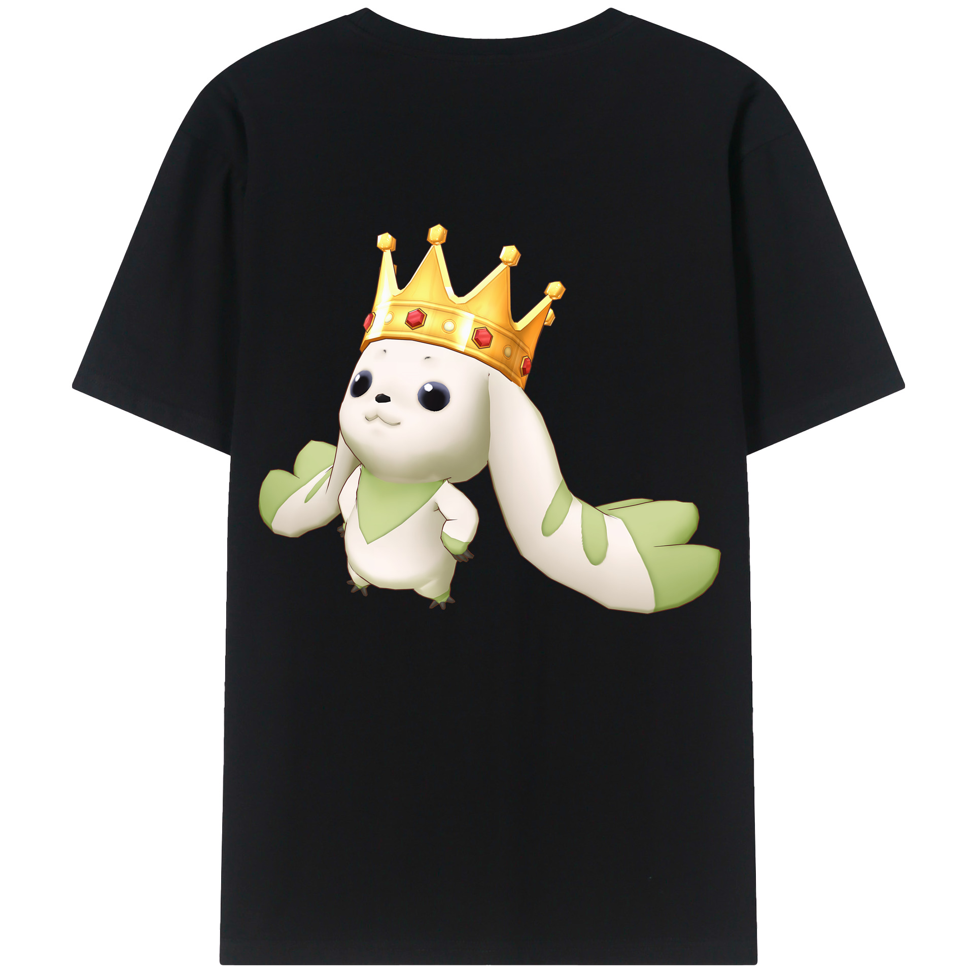 （画像用） Digimon デジタルモンスター/デジモン 綿100％半袖Tシャツ（背面プリント）