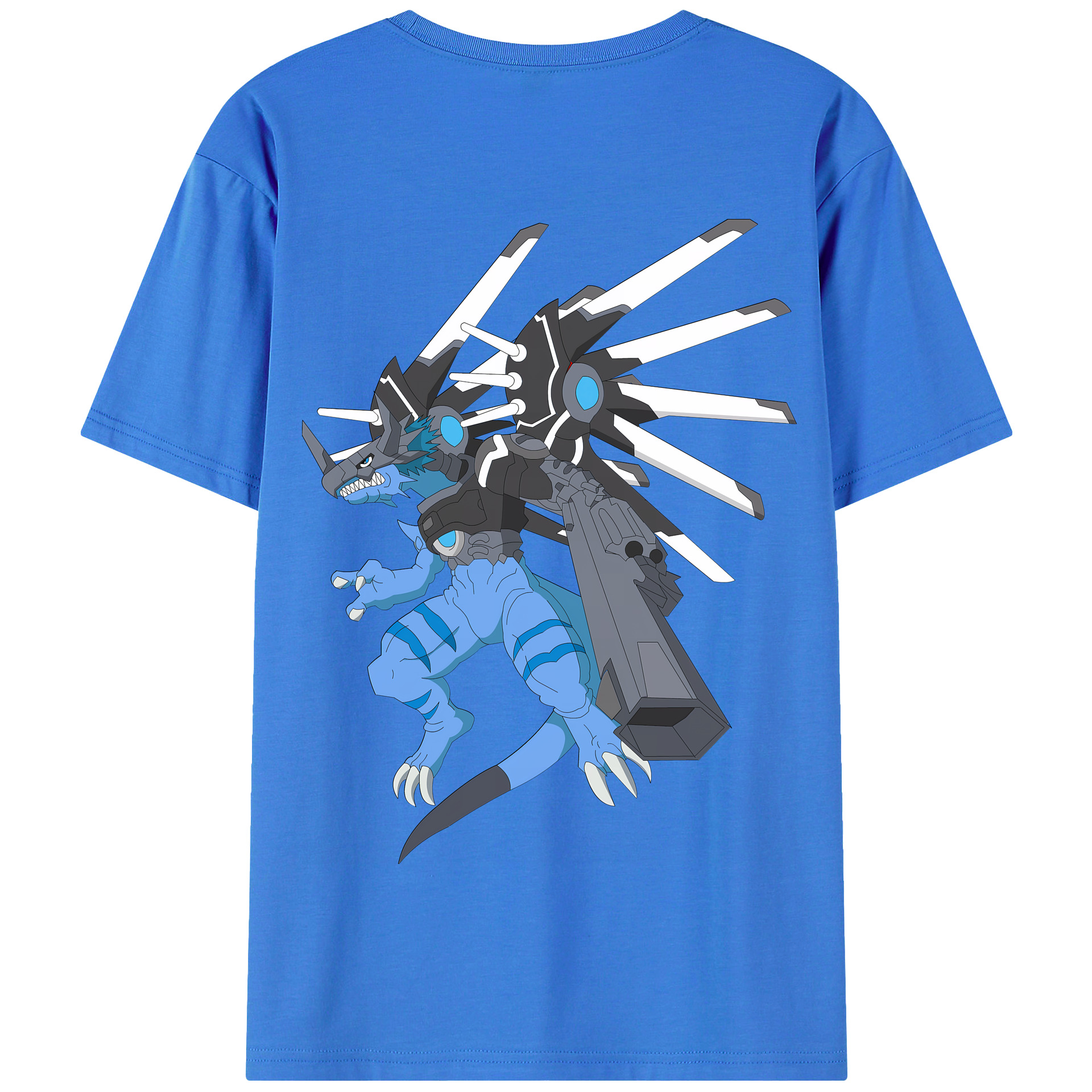 （画像用） Digimon デジタルモンスター/デジモン 綿100％半袖Tシャツ（背面プリント）