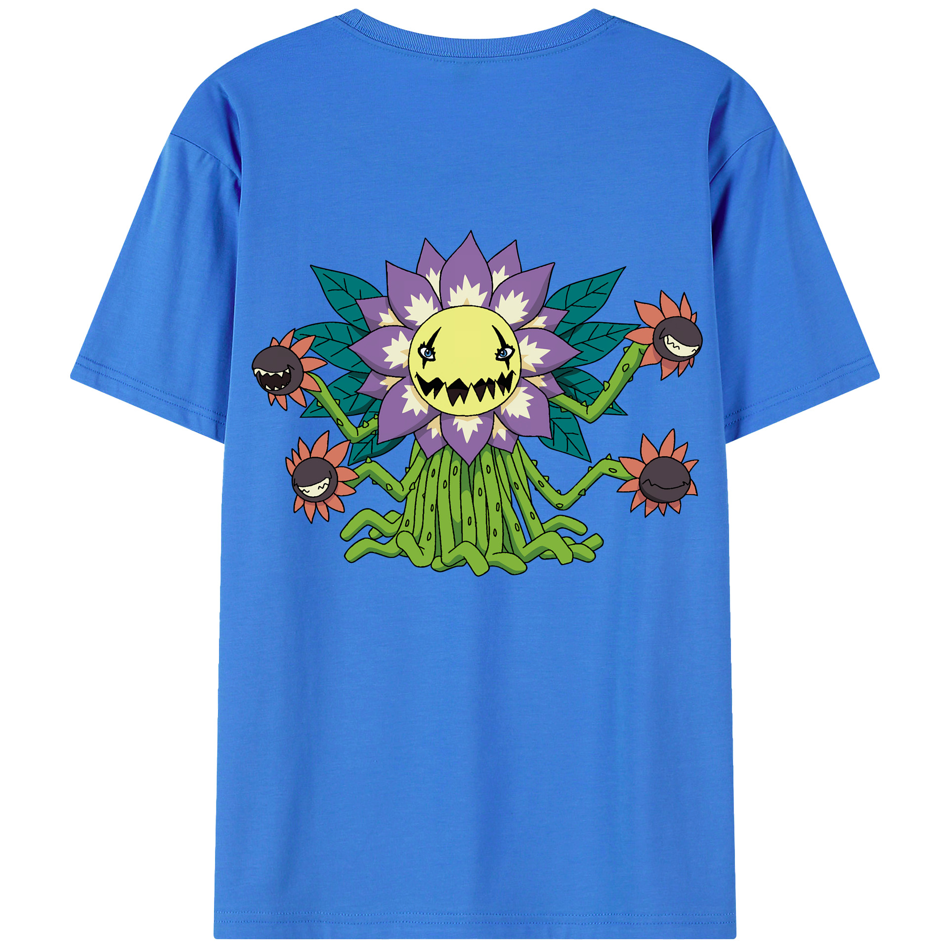 （画像用） Digimon デジタルモンスター/デジモン 綿100％半袖Tシャツ（背面プリント）