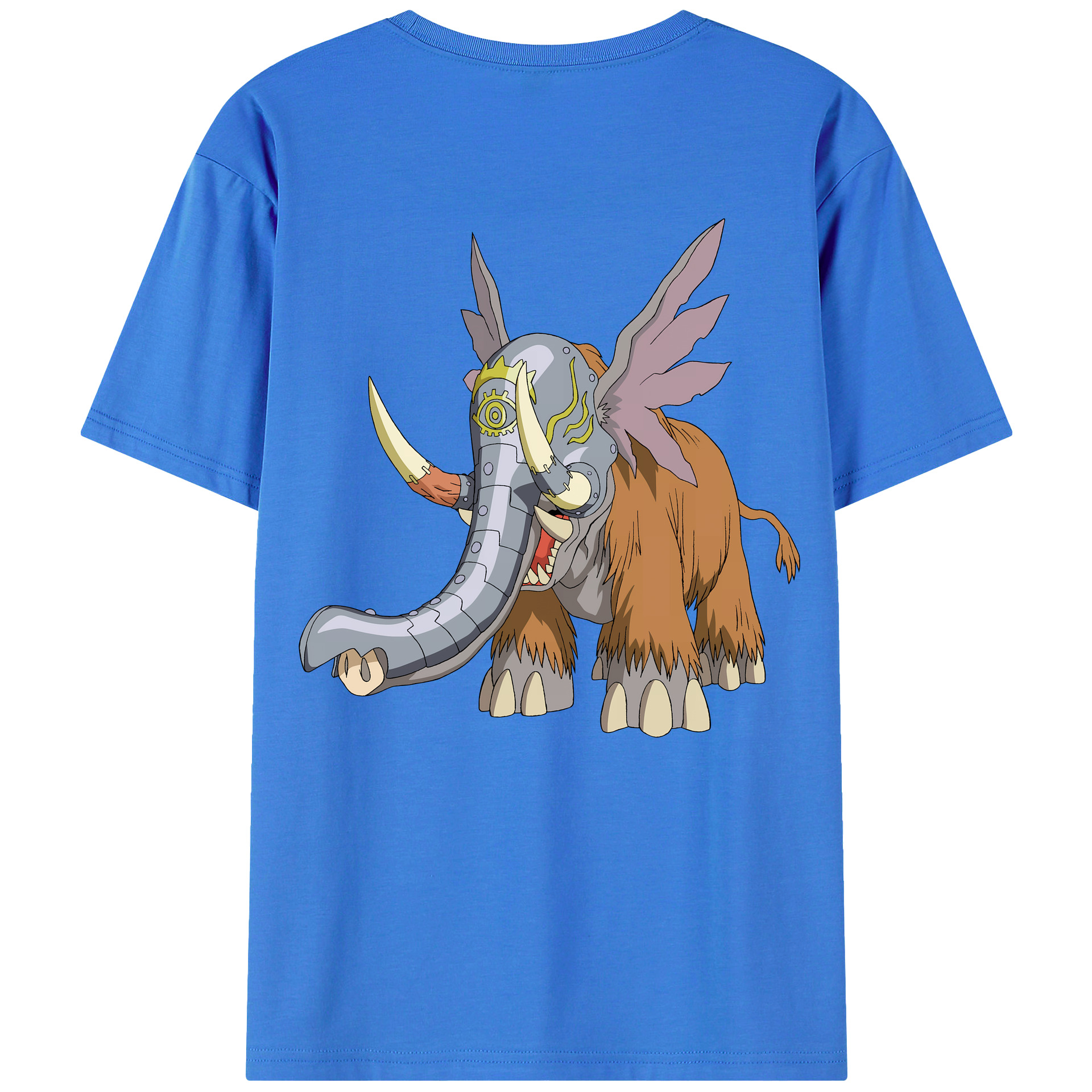 （画像用） Digimon デジタルモンスター/デジモン 綿100％半袖Tシャツ（背面プリント）