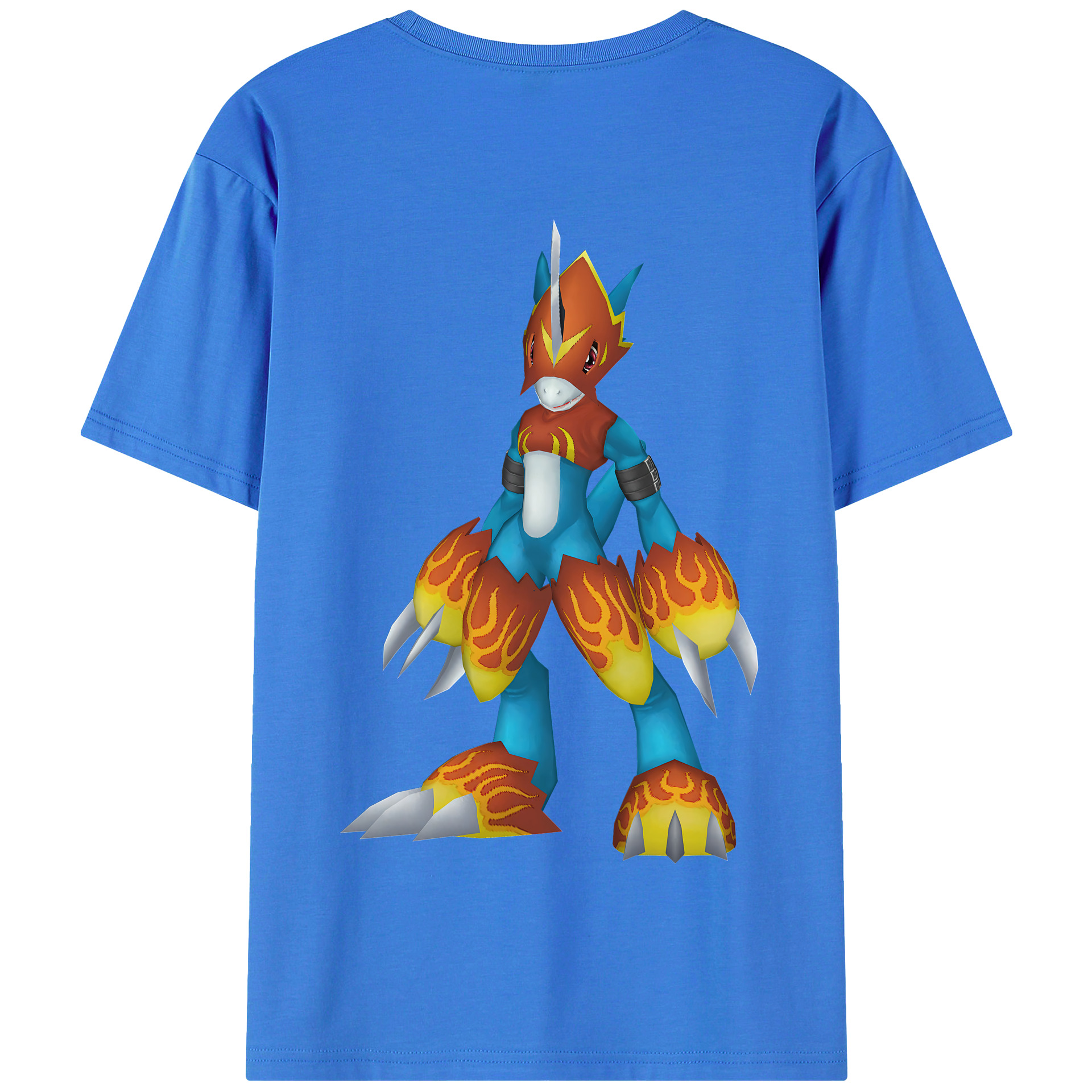 （画像用） Digimon デジタルモンスター/デジモン 綿100％半袖Tシャツ（背面プリント）