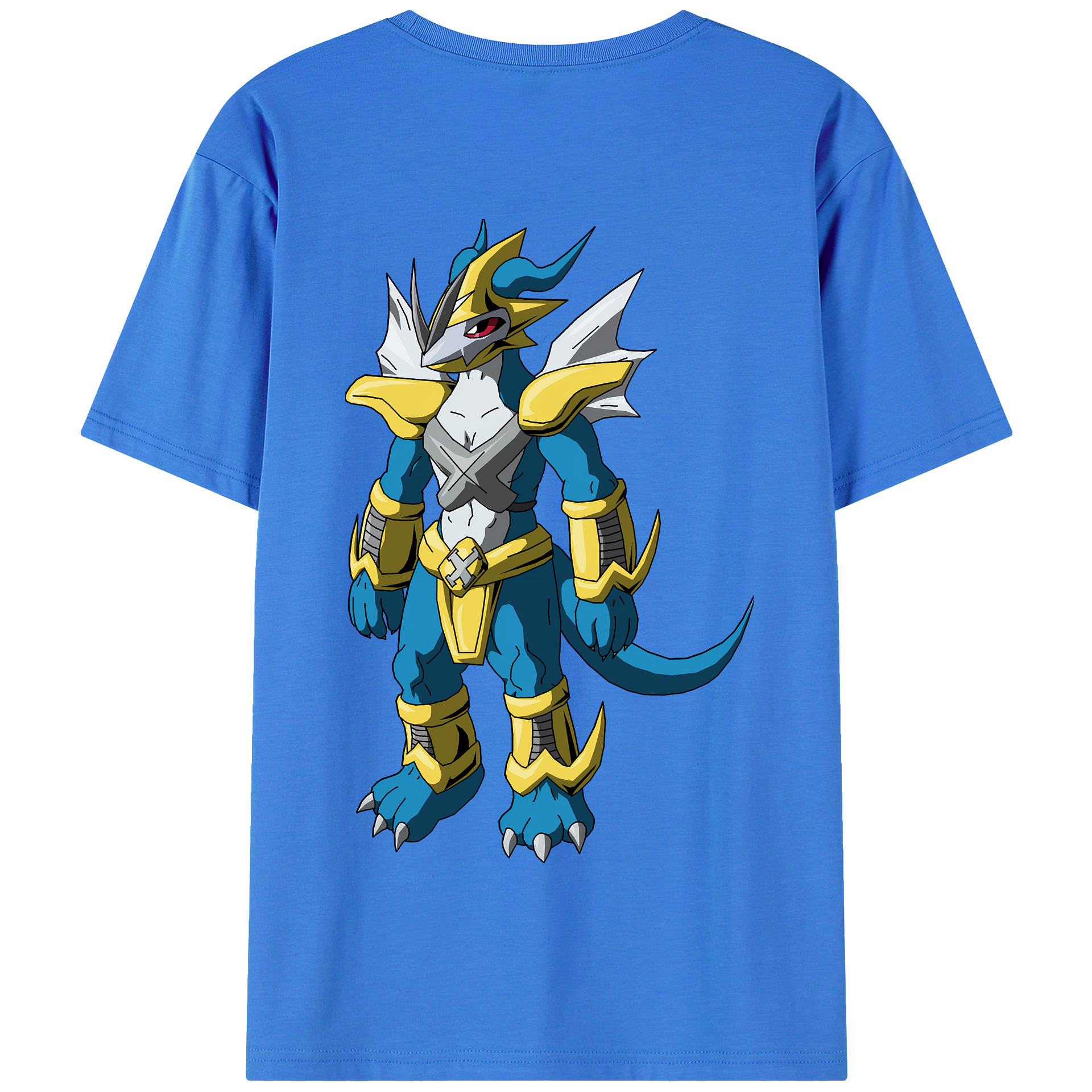 （画像用） Digimon デジタルモンスター/デジモン 綿100％半袖Tシャツ（背面プリント）