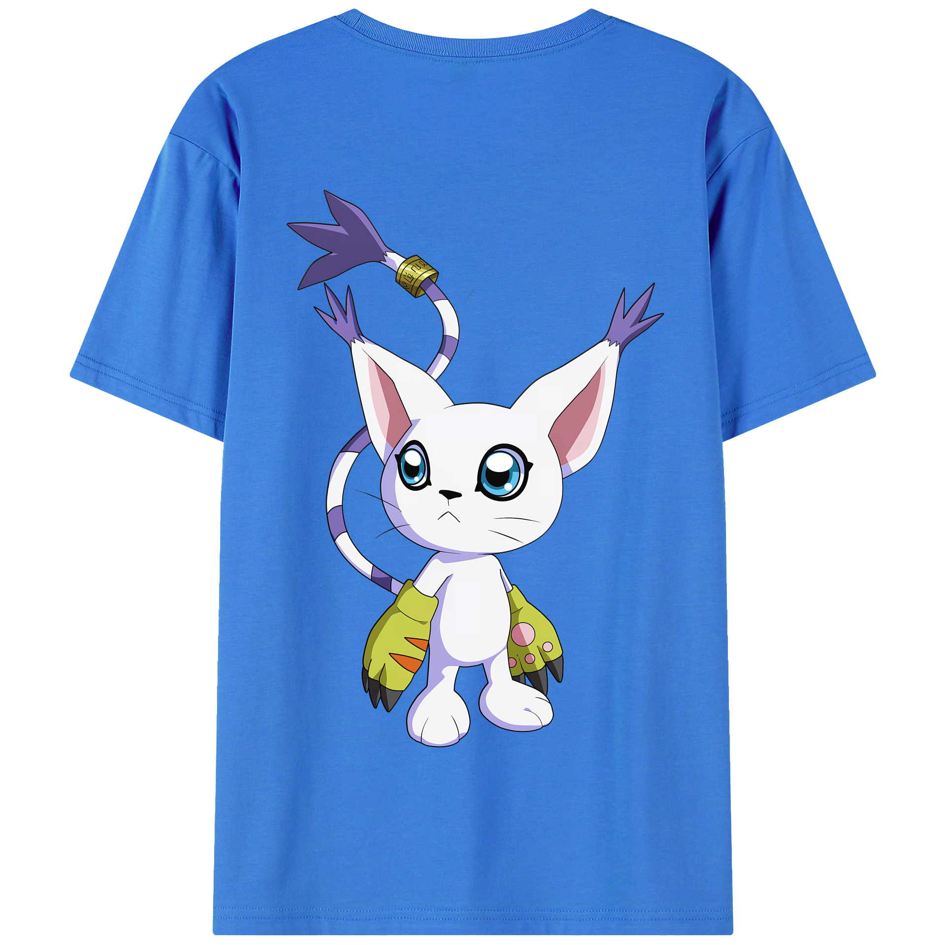 （画像用） Digimon デジタルモンスター/デジモン 綿100％半袖Tシャツ（背面プリント）