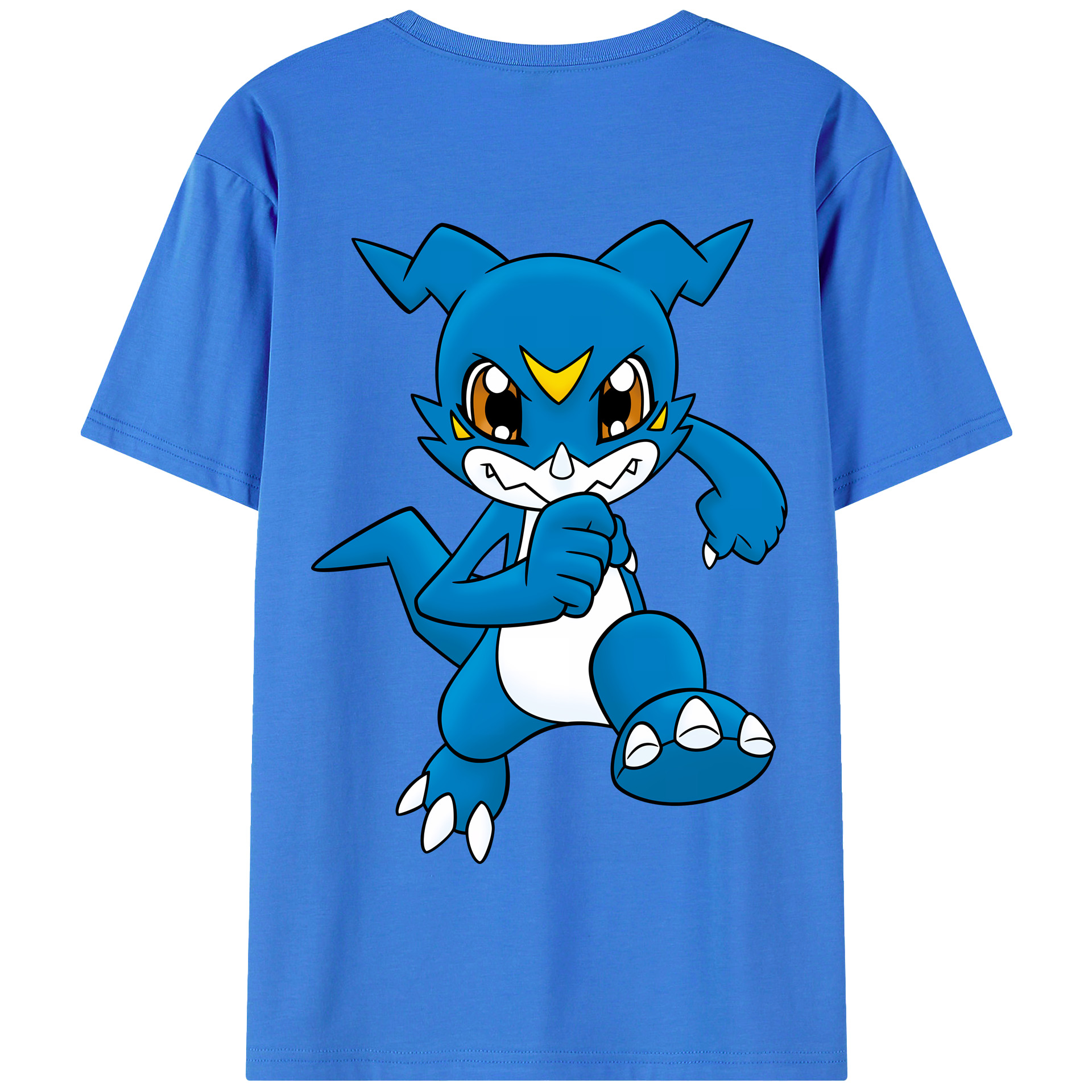 （画像用） Digimon デジタルモンスター/デジモン 綿100％半袖Tシャツ（背面プリント）