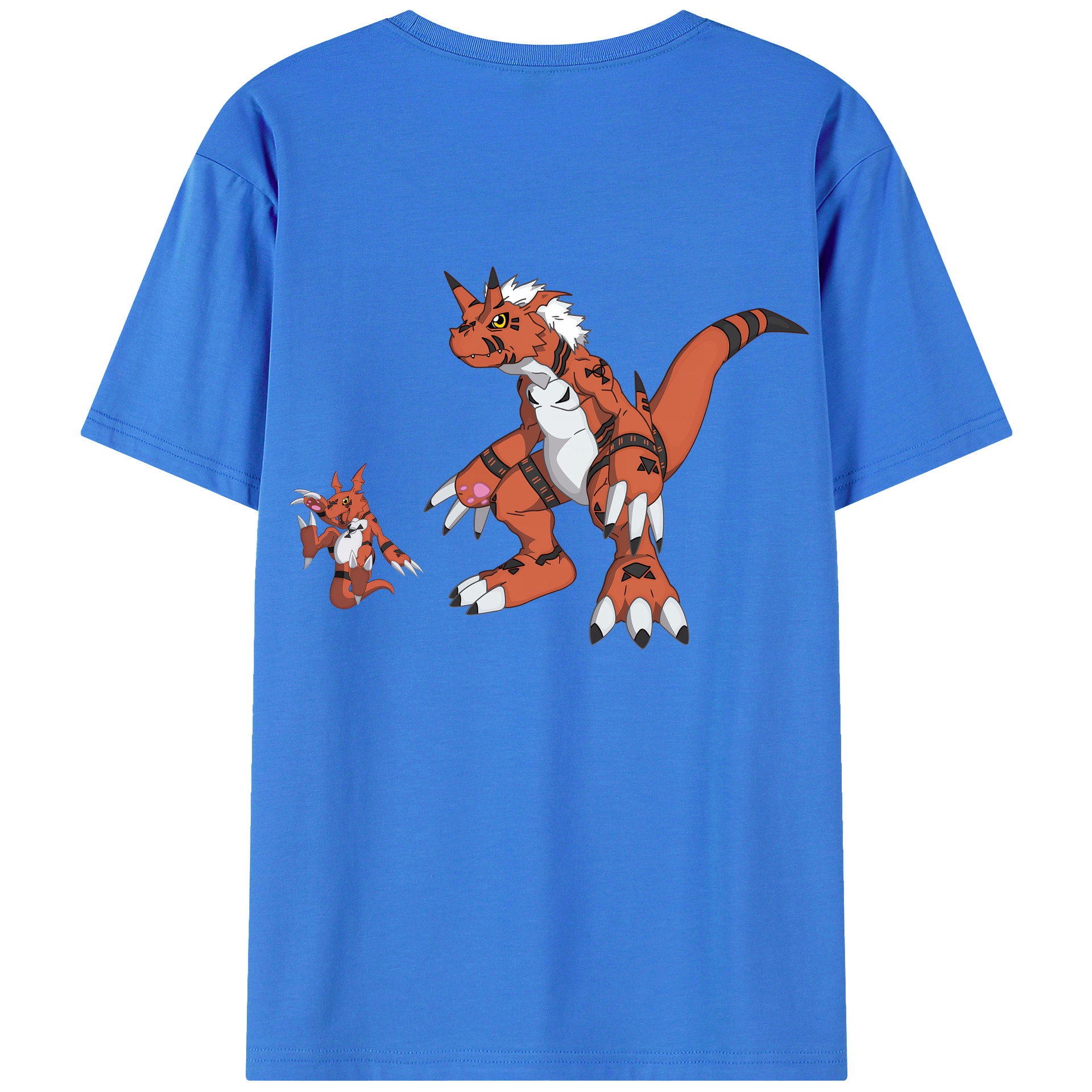 （画像用） Digimon デジタルモンスター/デジモン 綿100％半袖Tシャツ（背面プリント）