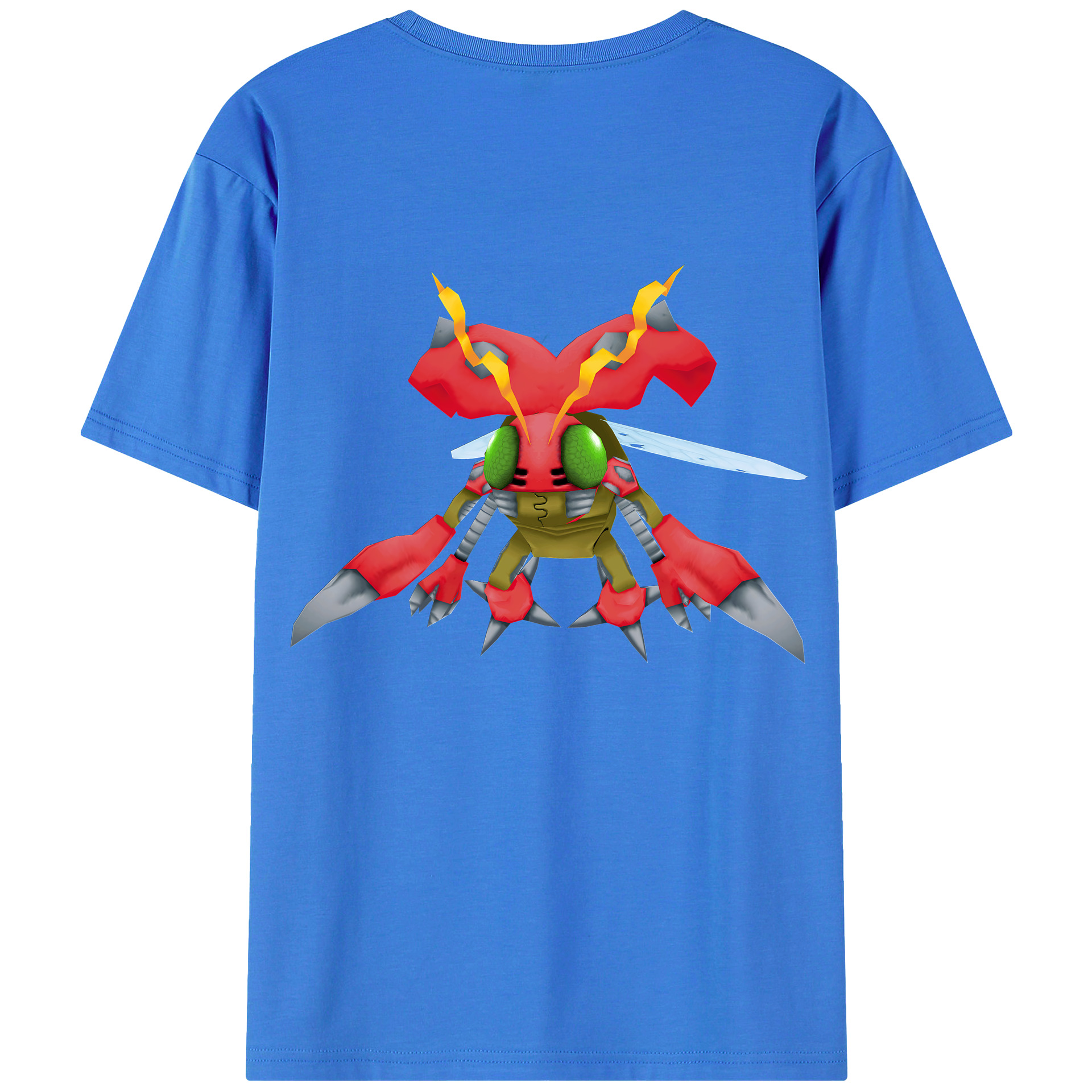 （画像用） Digimon デジタルモンスター/デジモン 綿100％半袖Tシャツ（背面プリント）