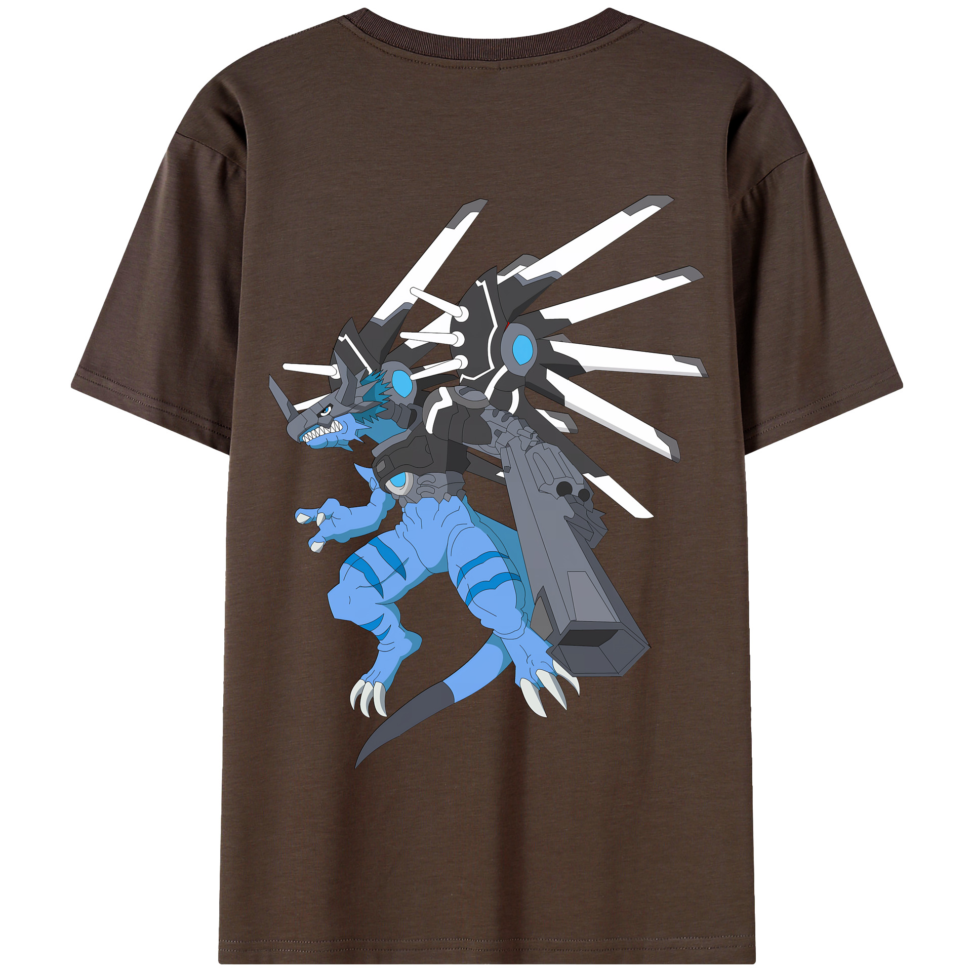 （画像用） Digimon デジタルモンスター/デジモン 綿100％半袖Tシャツ（背面プリント）