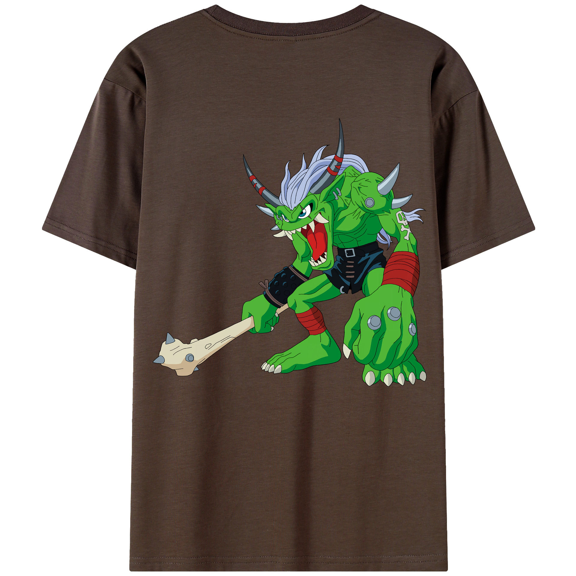 （画像用） Digimon デジタルモンスター/デジモン 綿100％半袖Tシャツ（背面プリント）