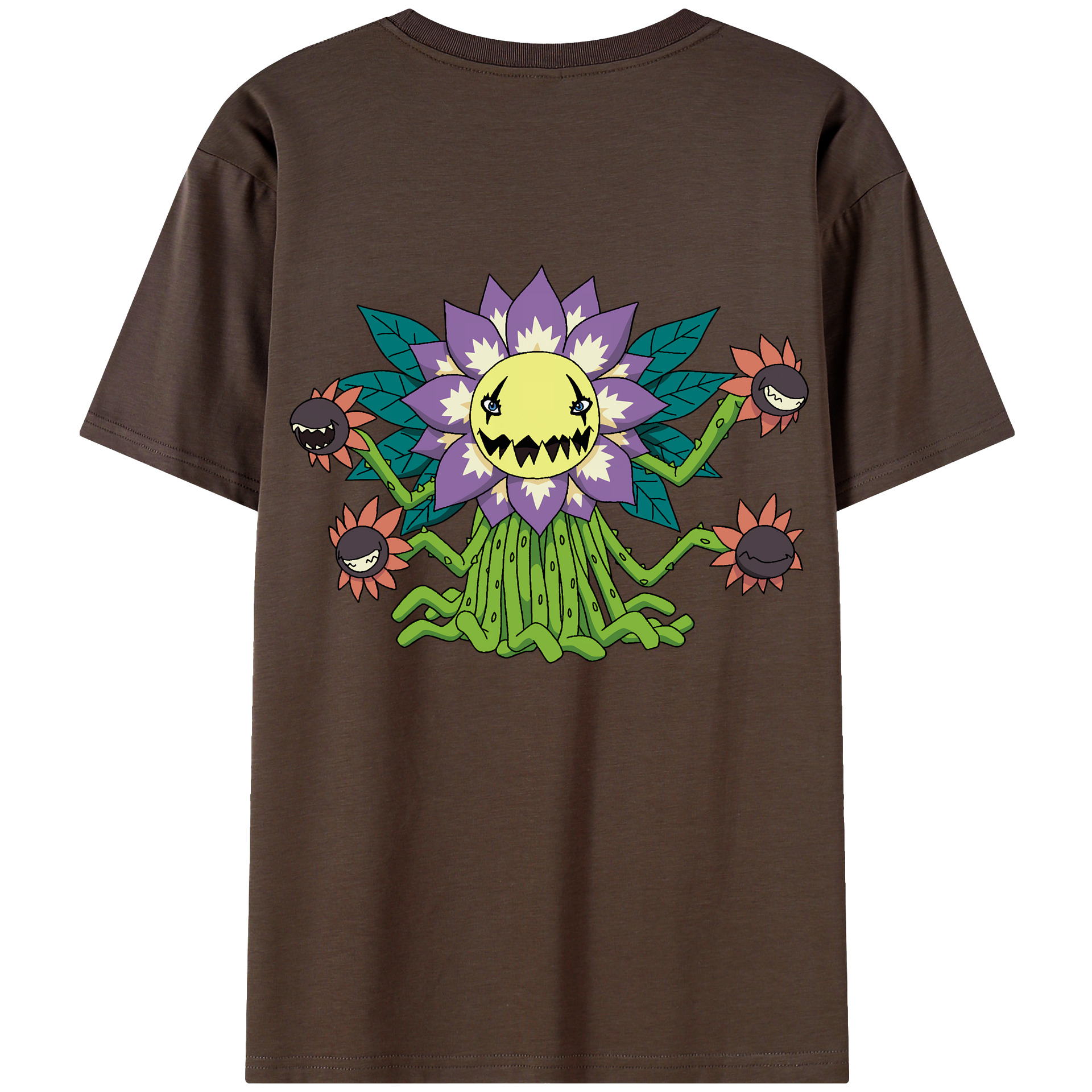 （画像用） Digimon デジタルモンスター/デジモン 綿100％半袖Tシャツ（背面プリント）