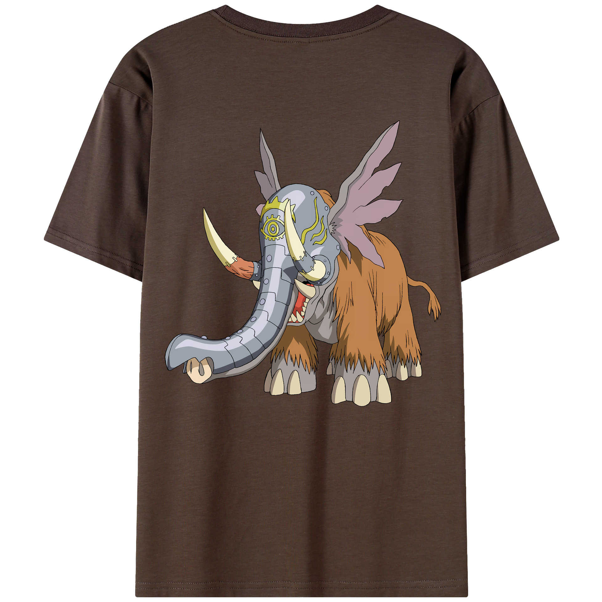 （画像用） Digimon デジタルモンスター/デジモン 綿100％半袖Tシャツ（背面プリント）