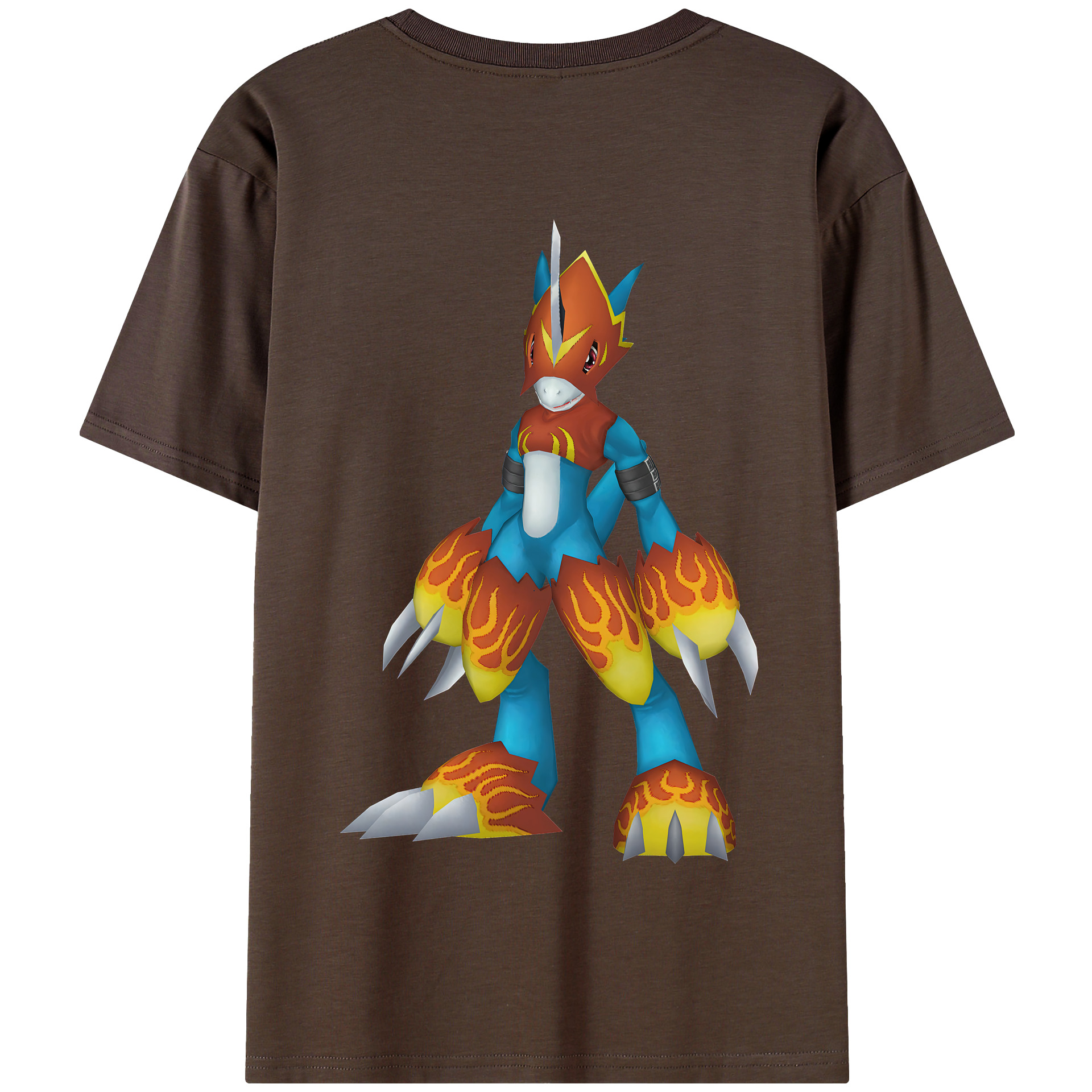 （画像用） Digimon デジタルモンスター/デジモン 綿100％半袖Tシャツ（背面プリント）