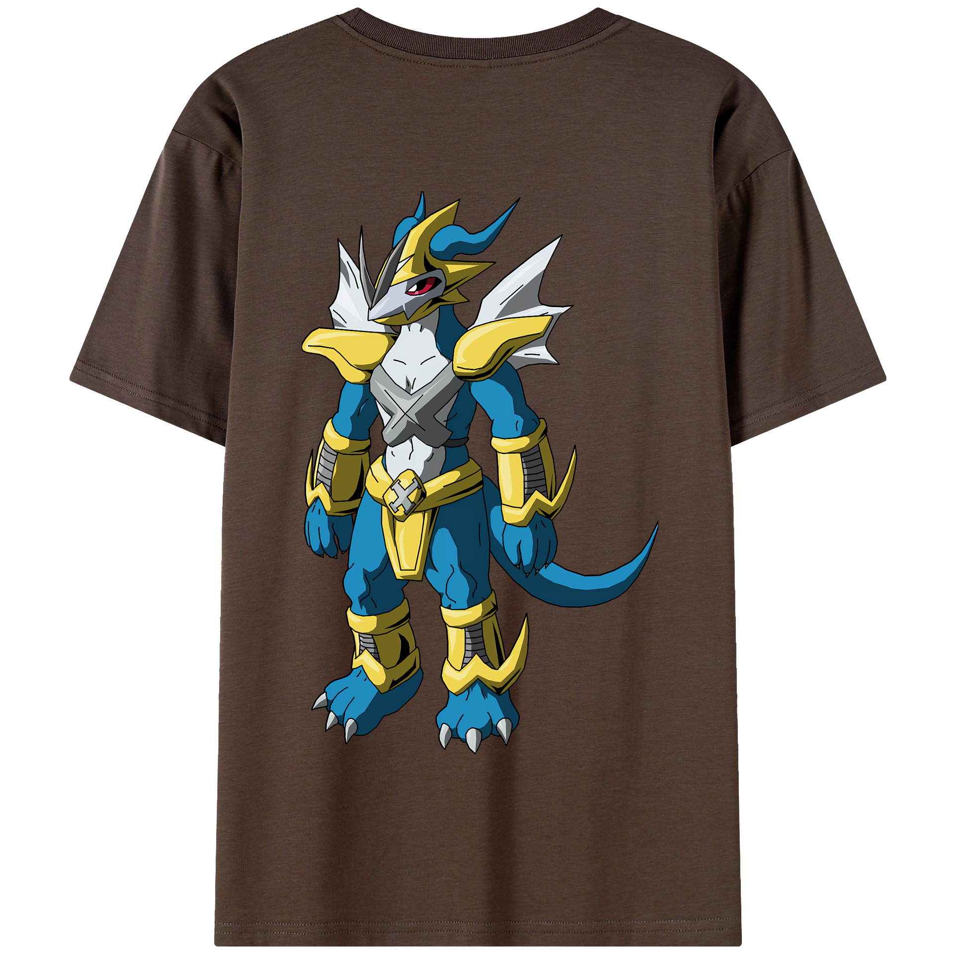 （画像用） Digimon デジタルモンスター/デジモン 綿100％半袖Tシャツ（背面プリント）