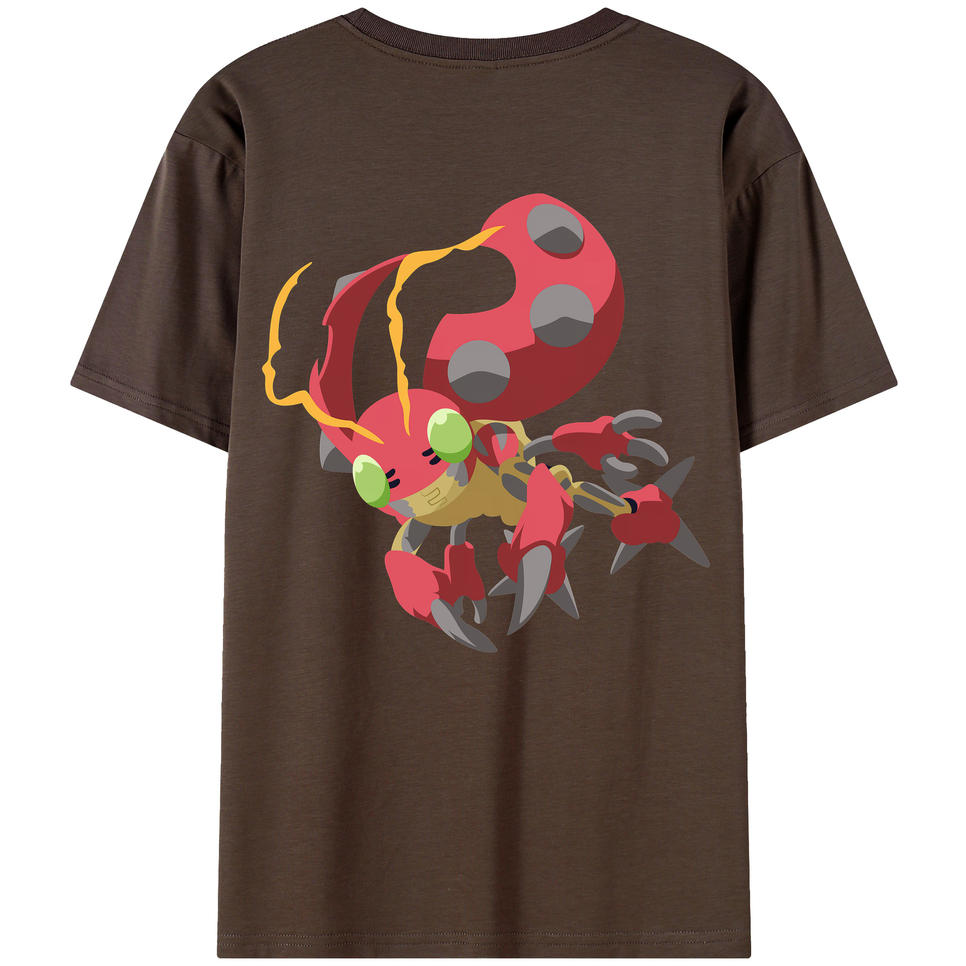 （画像用） Digimon デジタルモンスター/デジモン 綿100％半袖Tシャツ（背面プリント）