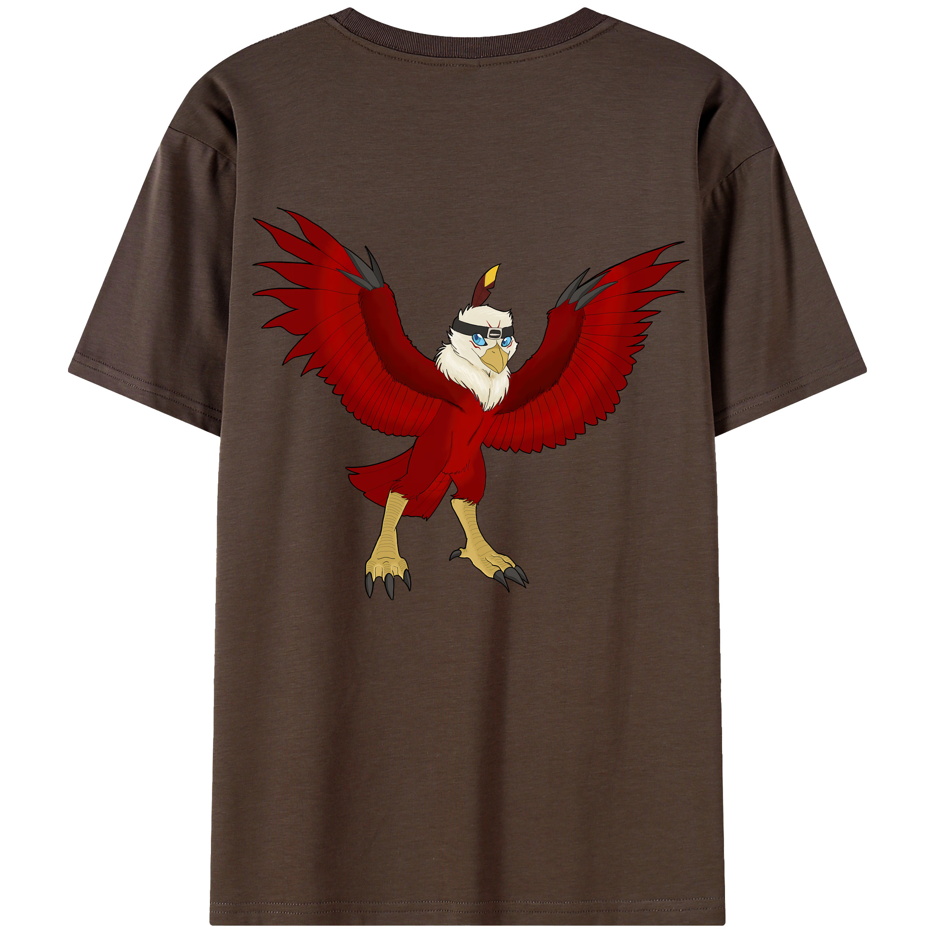 （画像用） Digimon デジタルモンスター/デジモン 綿100％半袖Tシャツ（背面プリント）