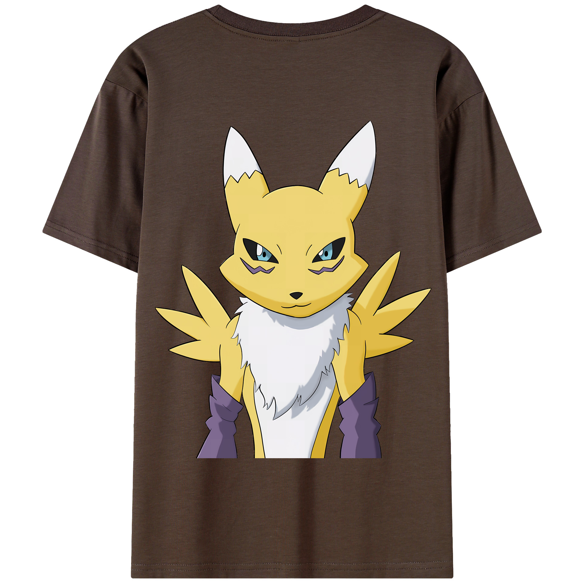 （画像用） Digimon デジタルモンスター/デジモン 綿100％半袖Tシャツ（背面プリント）