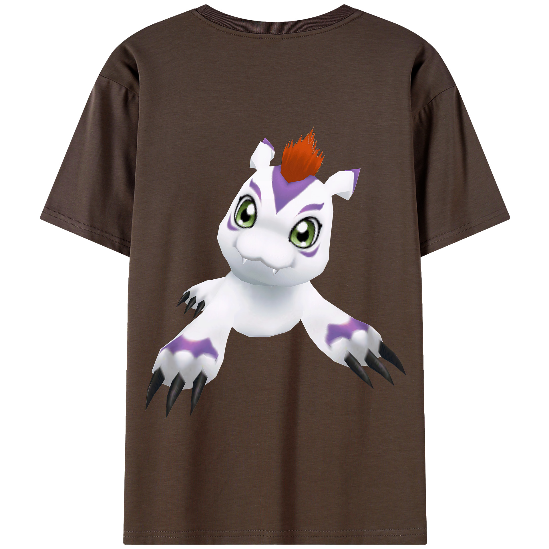 （画像用） Digimon デジタルモンスター/デジモン 綿100％半袖Tシャツ（背面プリント）