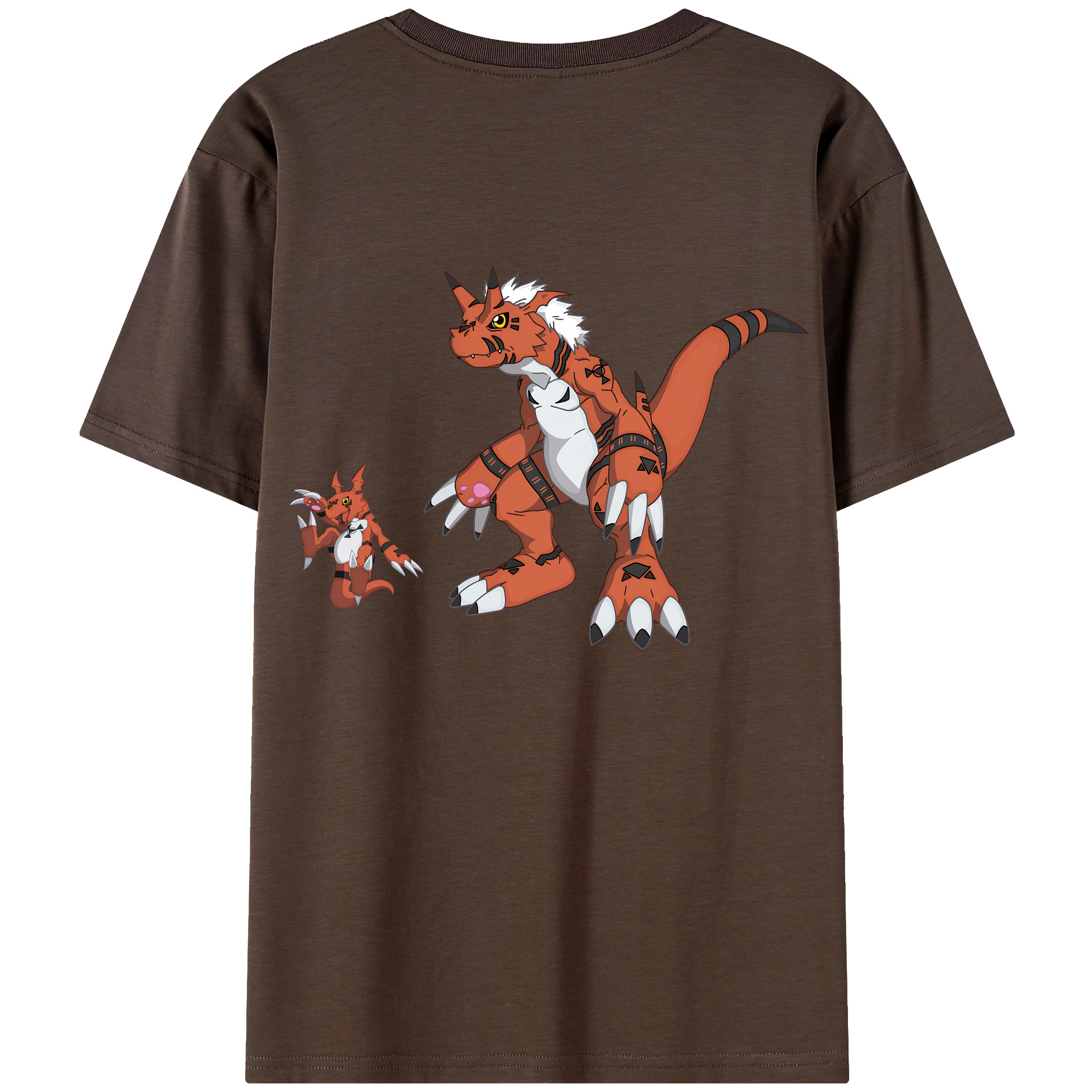 （画像用） Digimon デジタルモンスター/デジモン 綿100％半袖Tシャツ（背面プリント）