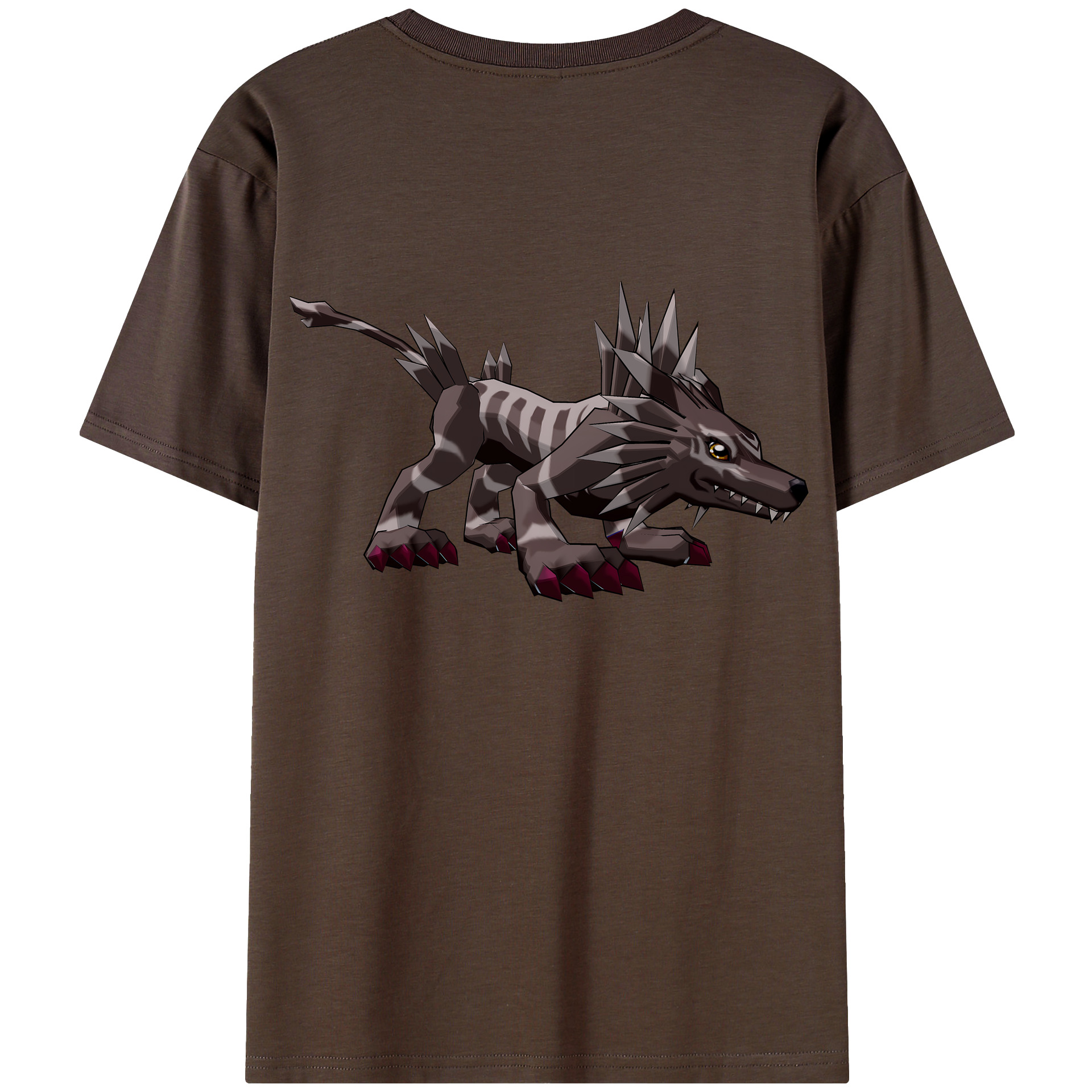 （画像用） Digimon デジタルモンスター/デジモン 綿100％半袖Tシャツ（背面プリント）