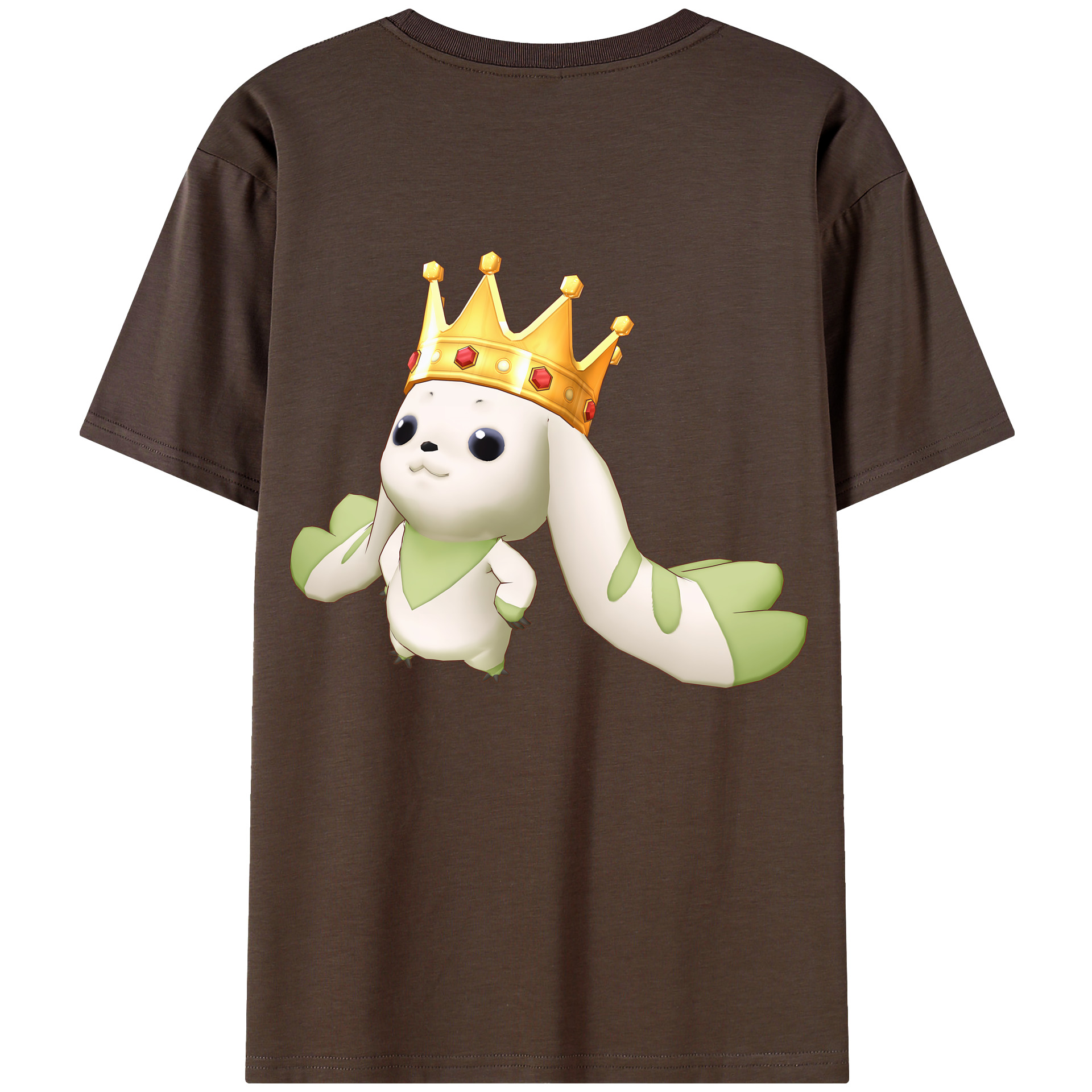 （画像用） Digimon デジタルモンスター/デジモン 綿100％半袖Tシャツ（背面プリント）