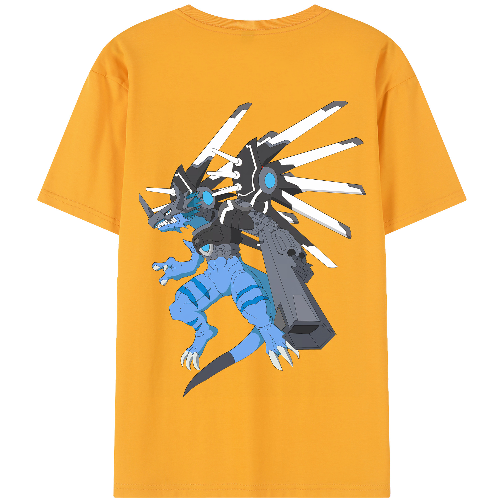 （画像用） Digimon デジタルモンスター/デジモン 綿100％半袖Tシャツ（背面プリント）