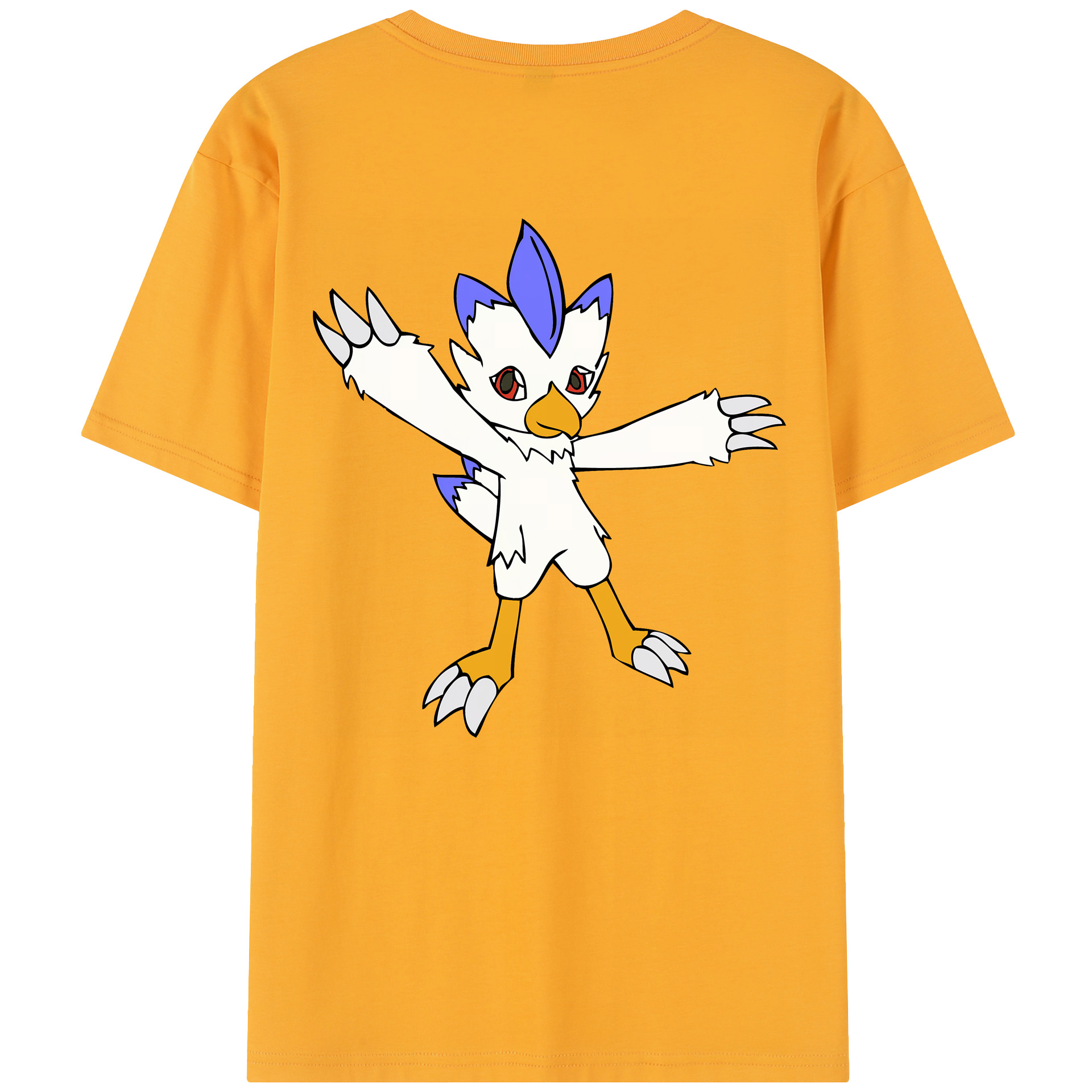 （画像用） Digimon デジタルモンスター/デジモン 綿100％半袖Tシャツ（背面プリント）