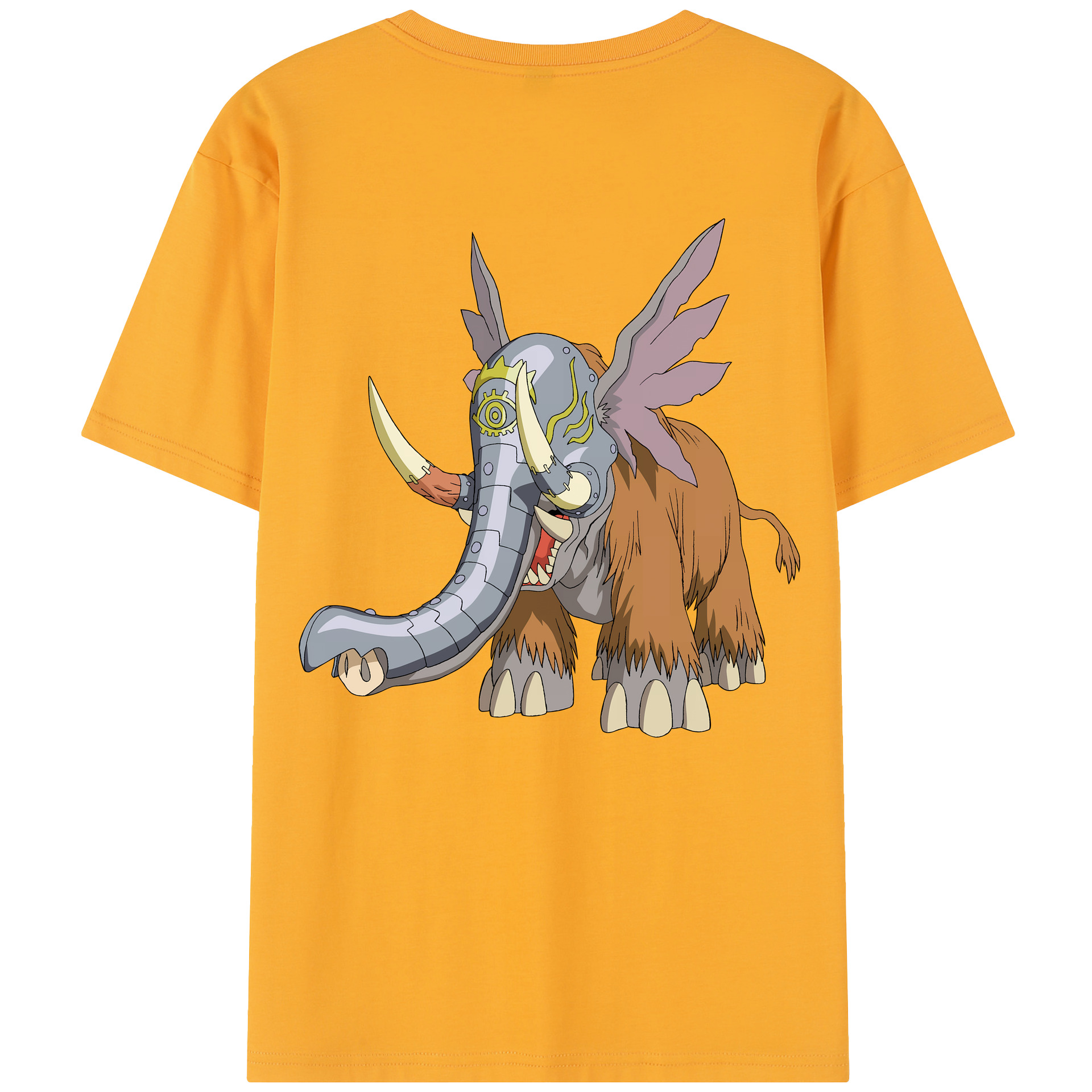 （画像用） Digimon デジタルモンスター/デジモン 綿100％半袖Tシャツ（背面プリント）