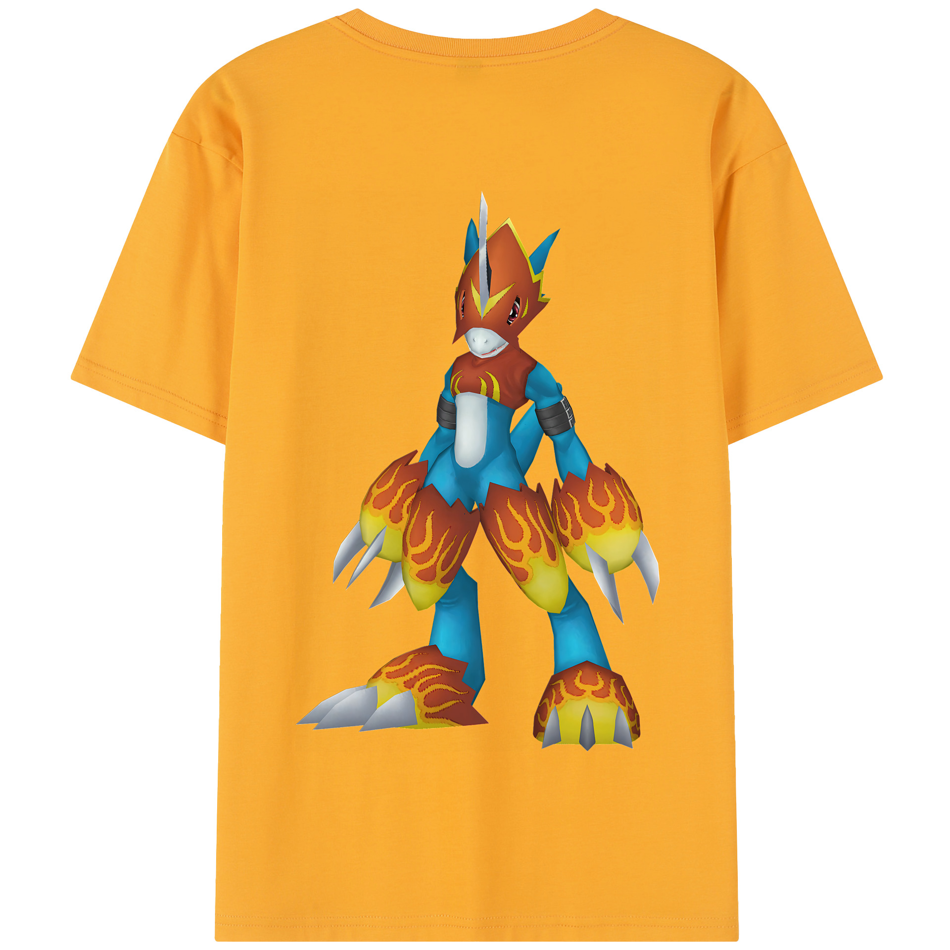 （画像用） Digimon デジタルモンスター/デジモン 綿100％半袖Tシャツ（背面プリント）