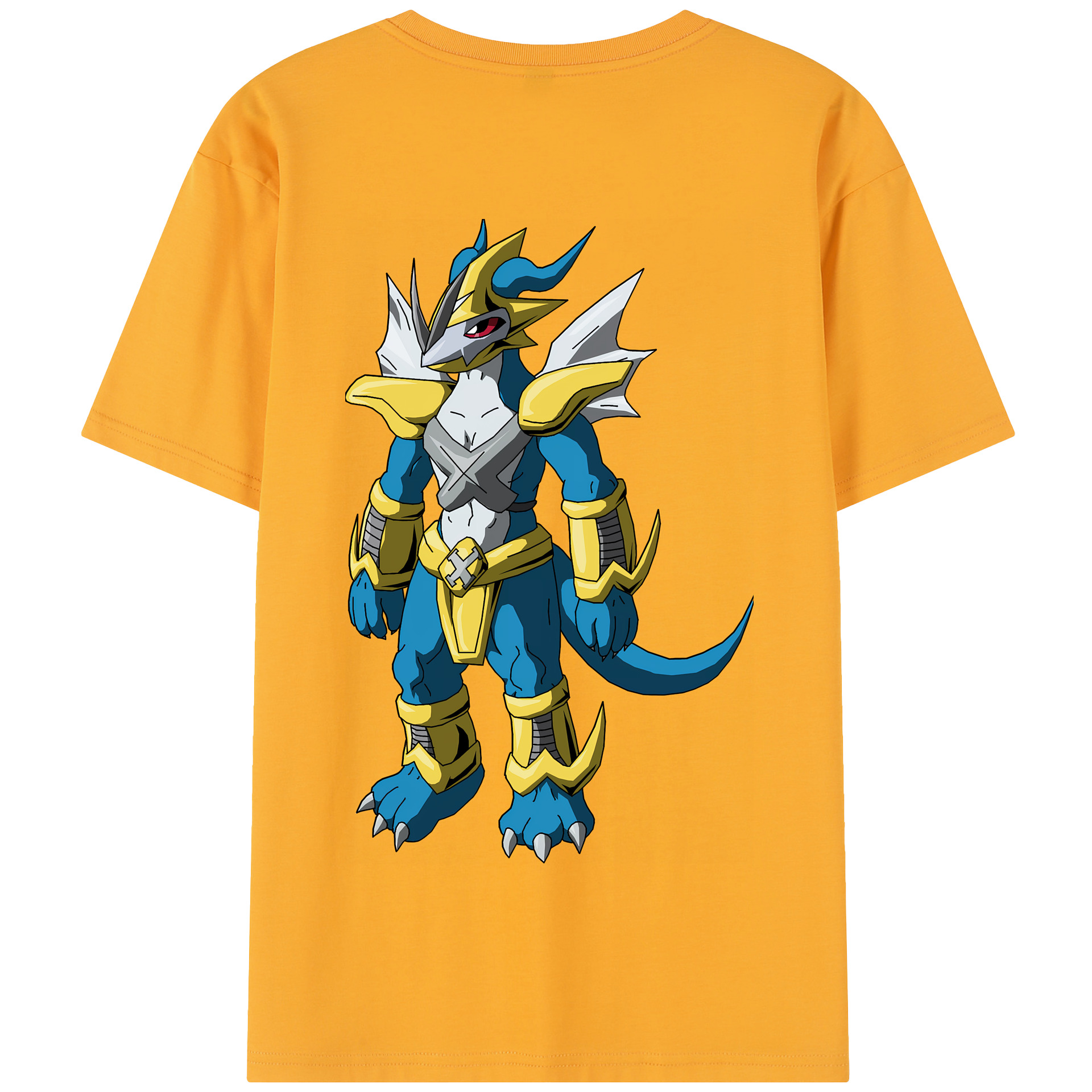 （画像用） Digimon デジタルモンスター/デジモン 綿100％半袖Tシャツ（背面プリント）