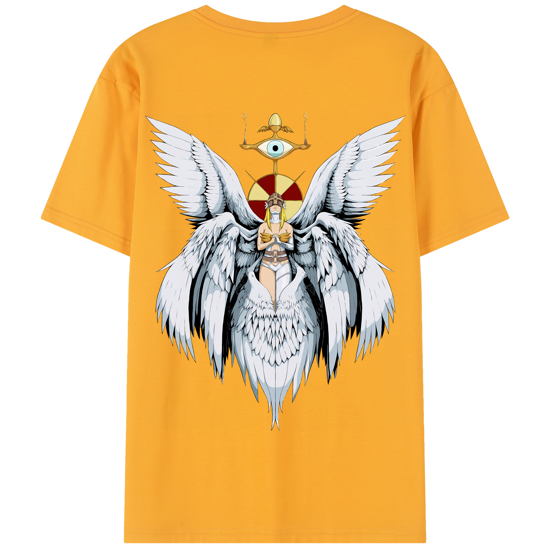 （画像用） Digimon デジタルモンスター/デジモン 綿100％半袖Tシャツ（背面プリント）
