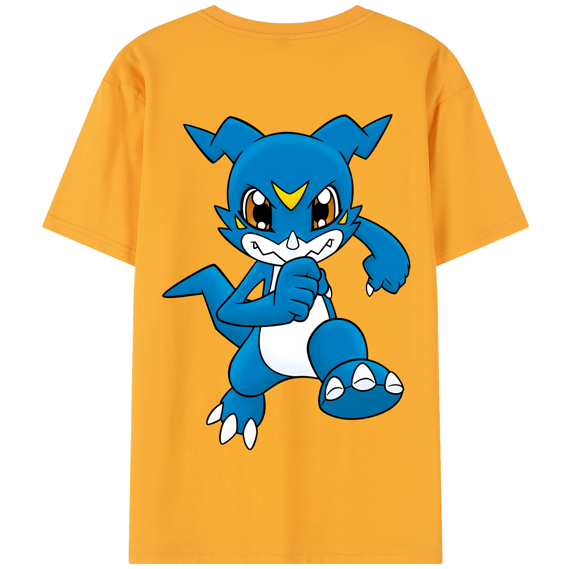 （画像用） Digimon デジタルモンスター/デジモン 綿100％半袖Tシャツ（背面プリント）