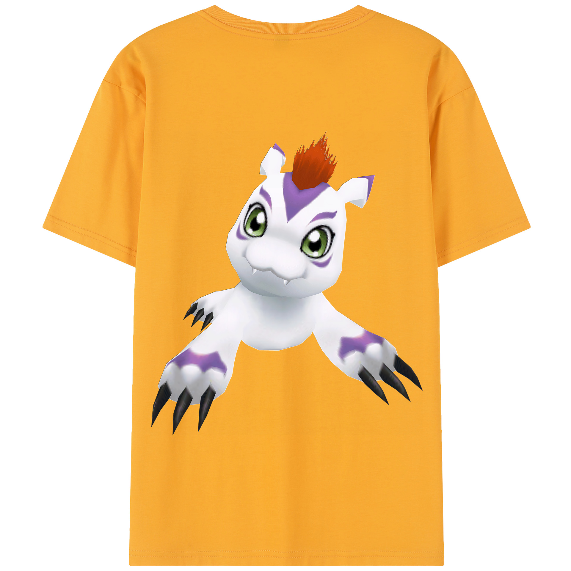 （画像用） Digimon デジタルモンスター/デジモン 綿100％半袖Tシャツ（背面プリント）