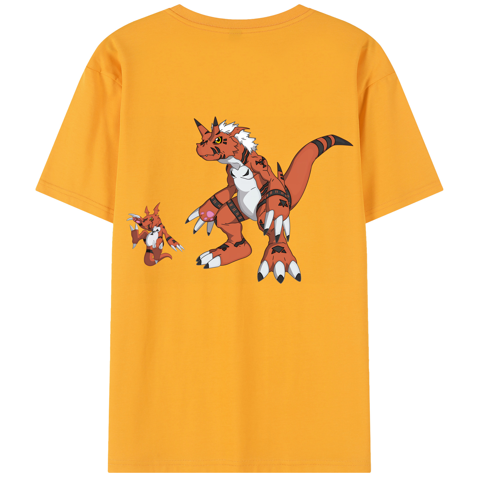 （画像用） Digimon デジタルモンスター/デジモン 綿100％半袖Tシャツ（背面プリント）