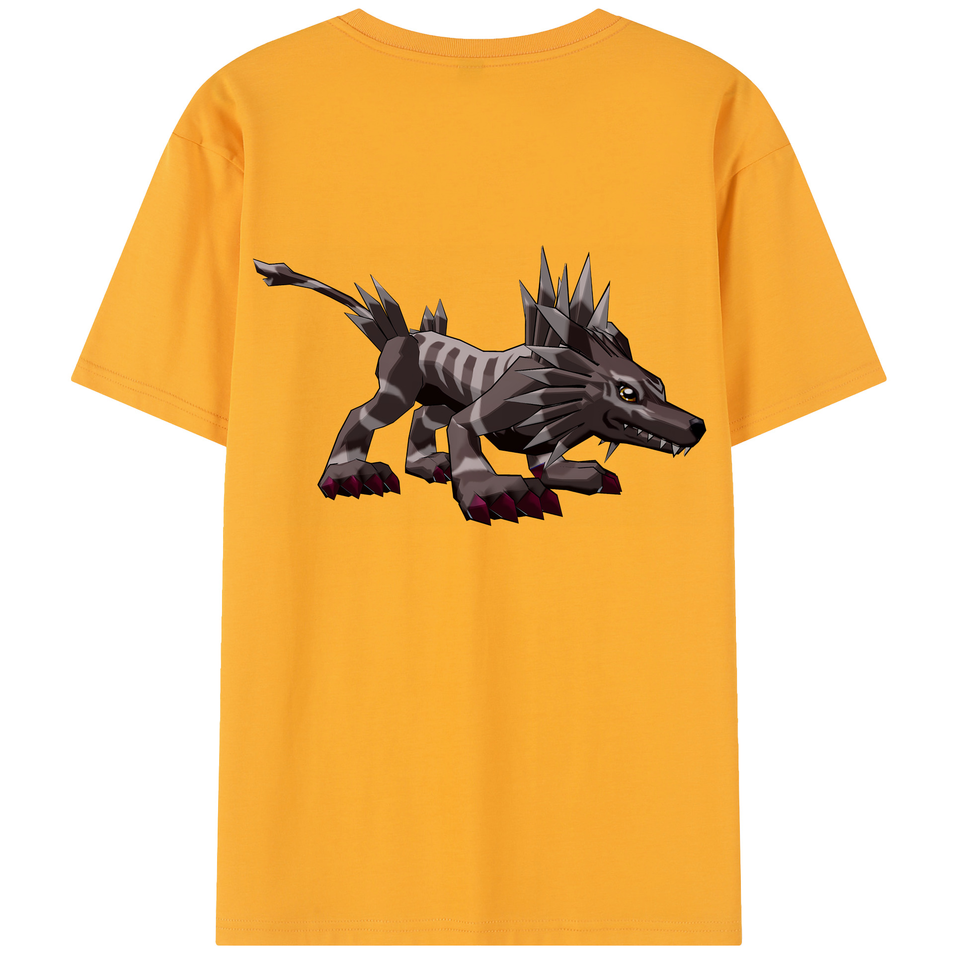 （画像用） Digimon デジタルモンスター/デジモン 綿100％半袖Tシャツ（背面プリント）