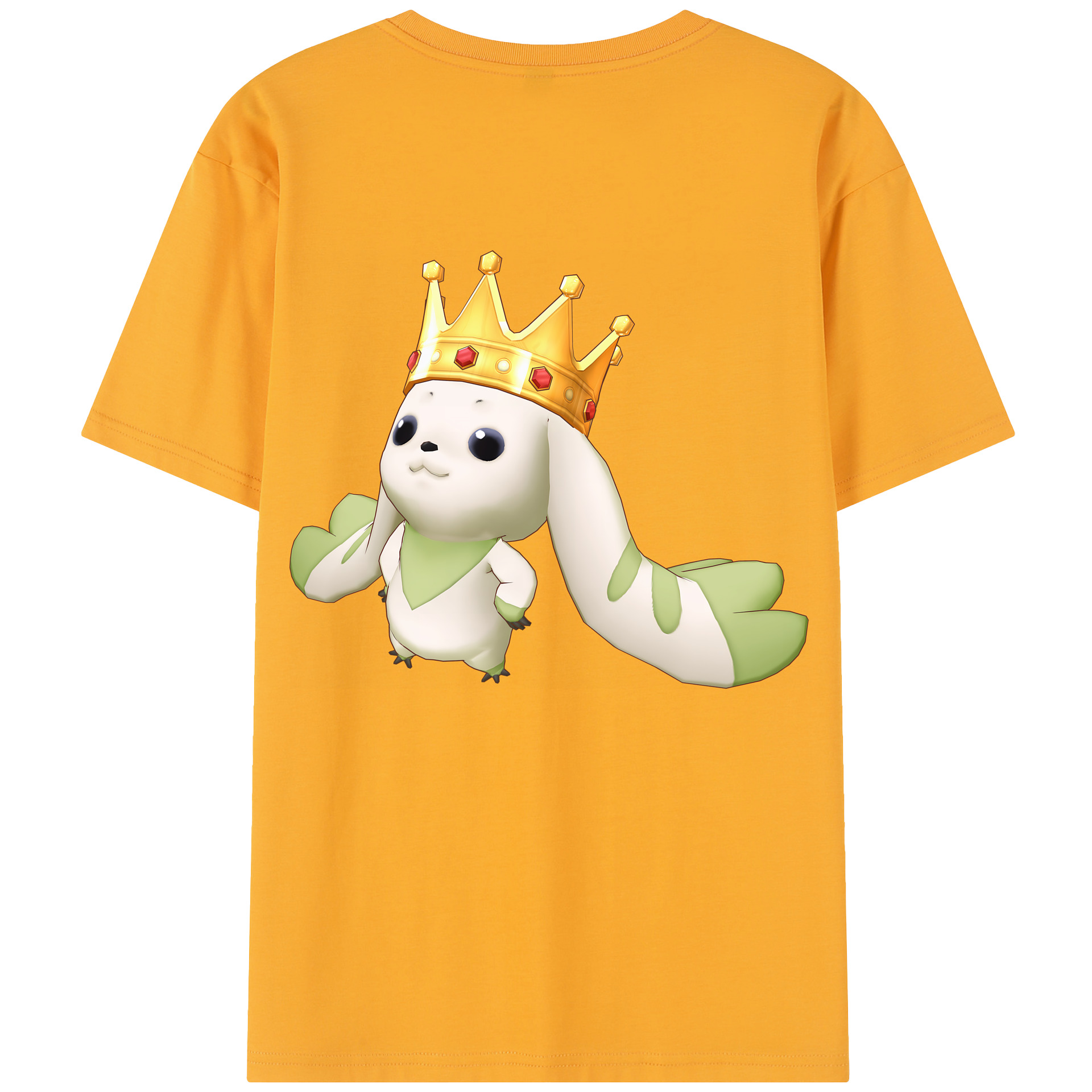 （画像用） Digimon デジタルモンスター/デジモン 綿100％半袖Tシャツ（背面プリント）