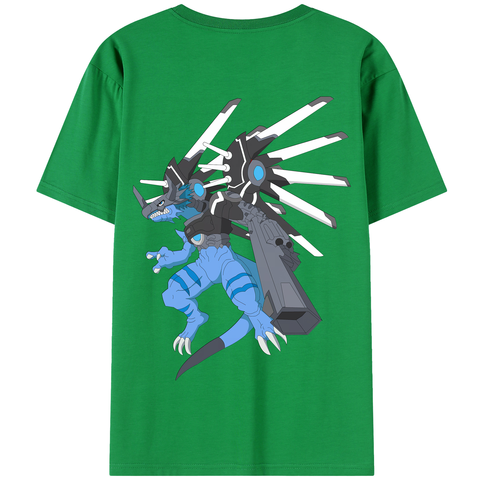 （画像用） Digimon デジタルモンスター/デジモン 綿100％半袖Tシャツ（背面プリント）