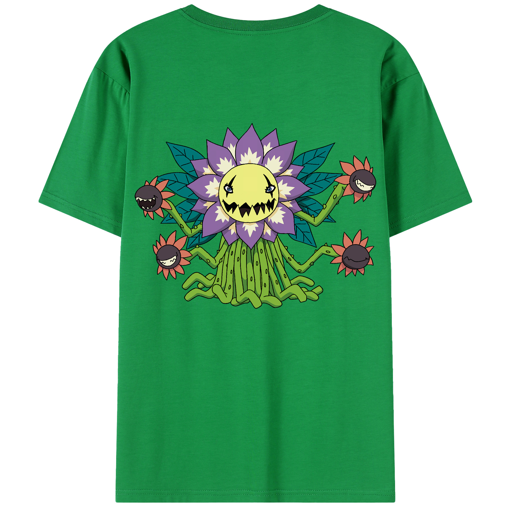 （画像用） Digimon デジタルモンスター/デジモン 綿100％半袖Tシャツ（背面プリント）