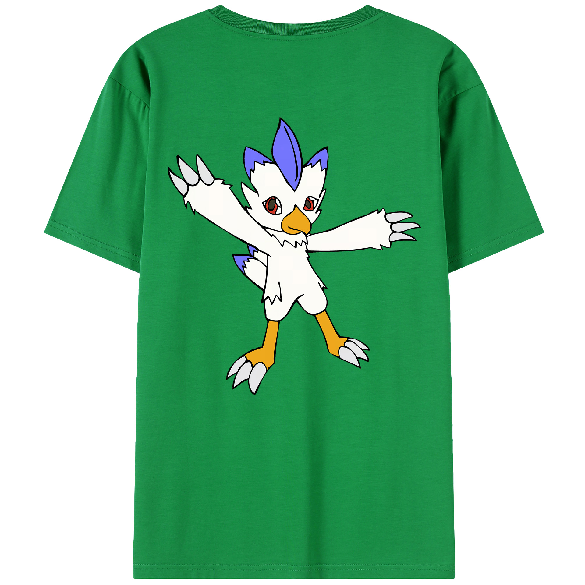 （画像用） Digimon デジタルモンスター/デジモン 綿100％半袖Tシャツ（背面プリント）