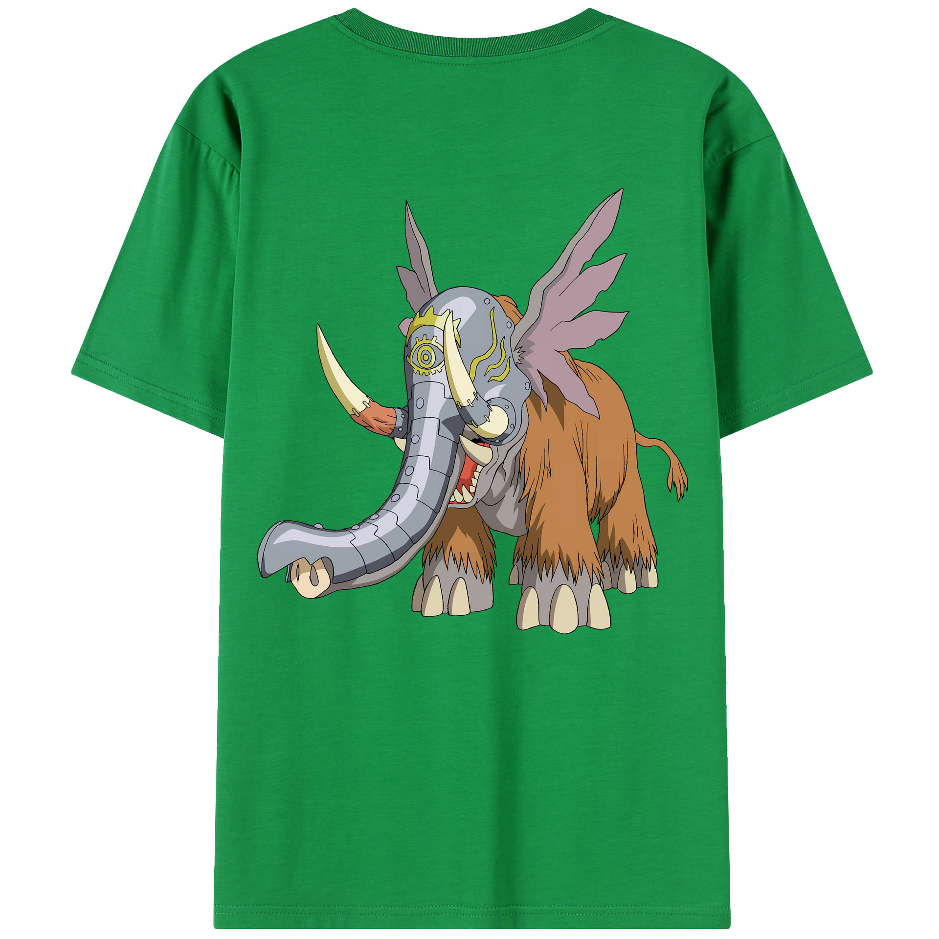 （画像用） Digimon デジタルモンスター/デジモン 綿100％半袖Tシャツ（背面プリント）