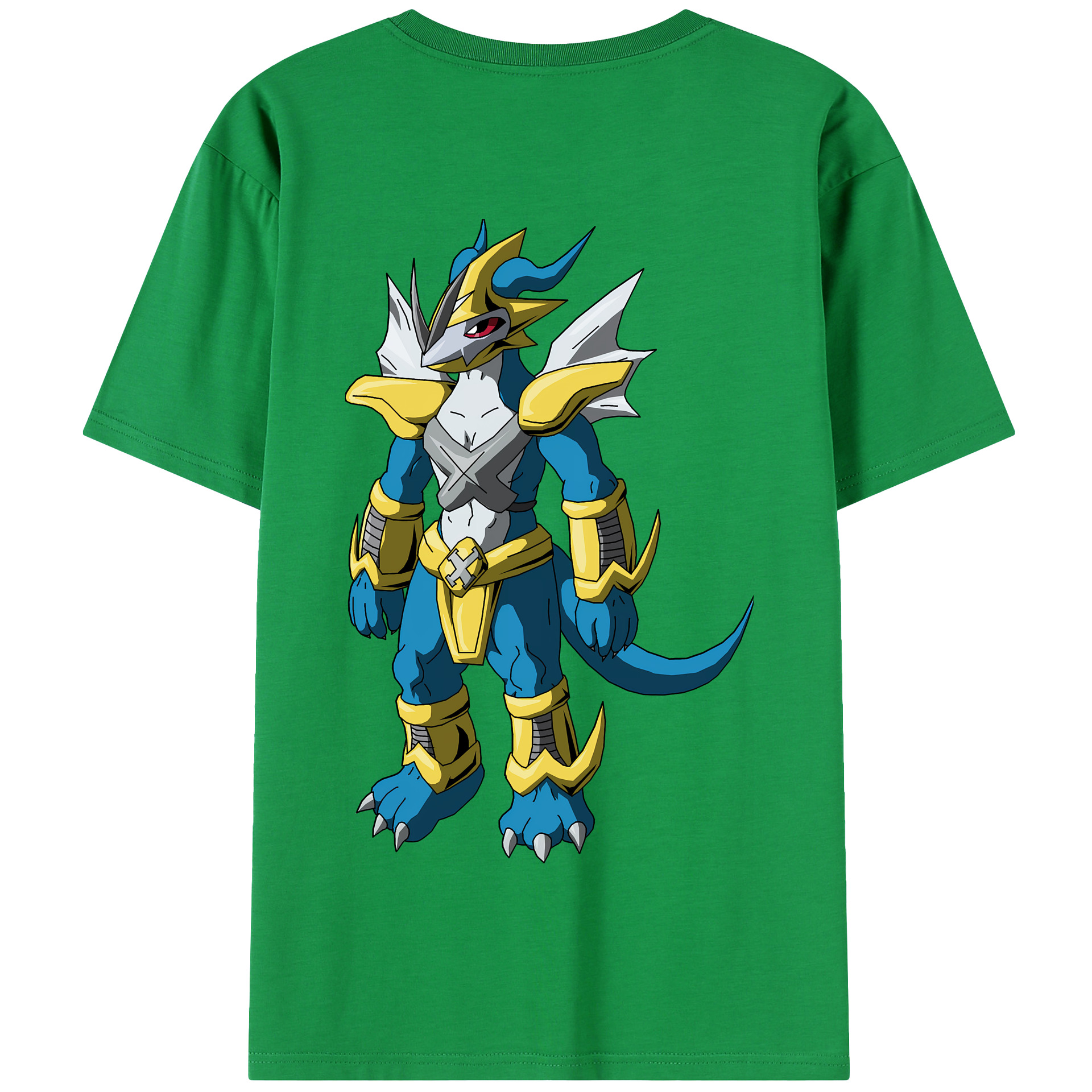 （画像用） Digimon デジタルモンスター/デジモン 綿100％半袖Tシャツ（背面プリント）