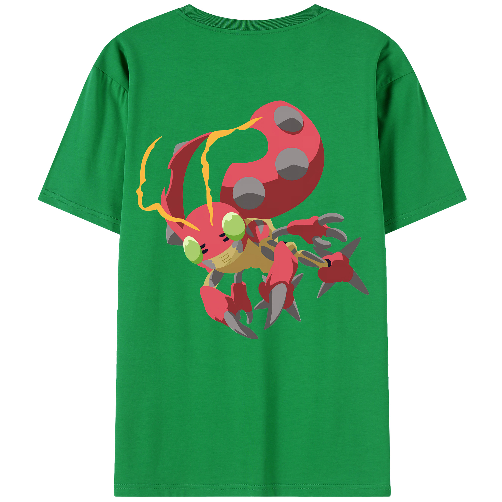 （画像用） Digimon デジタルモンスター/デジモン 綿100％半袖Tシャツ（背面プリント）