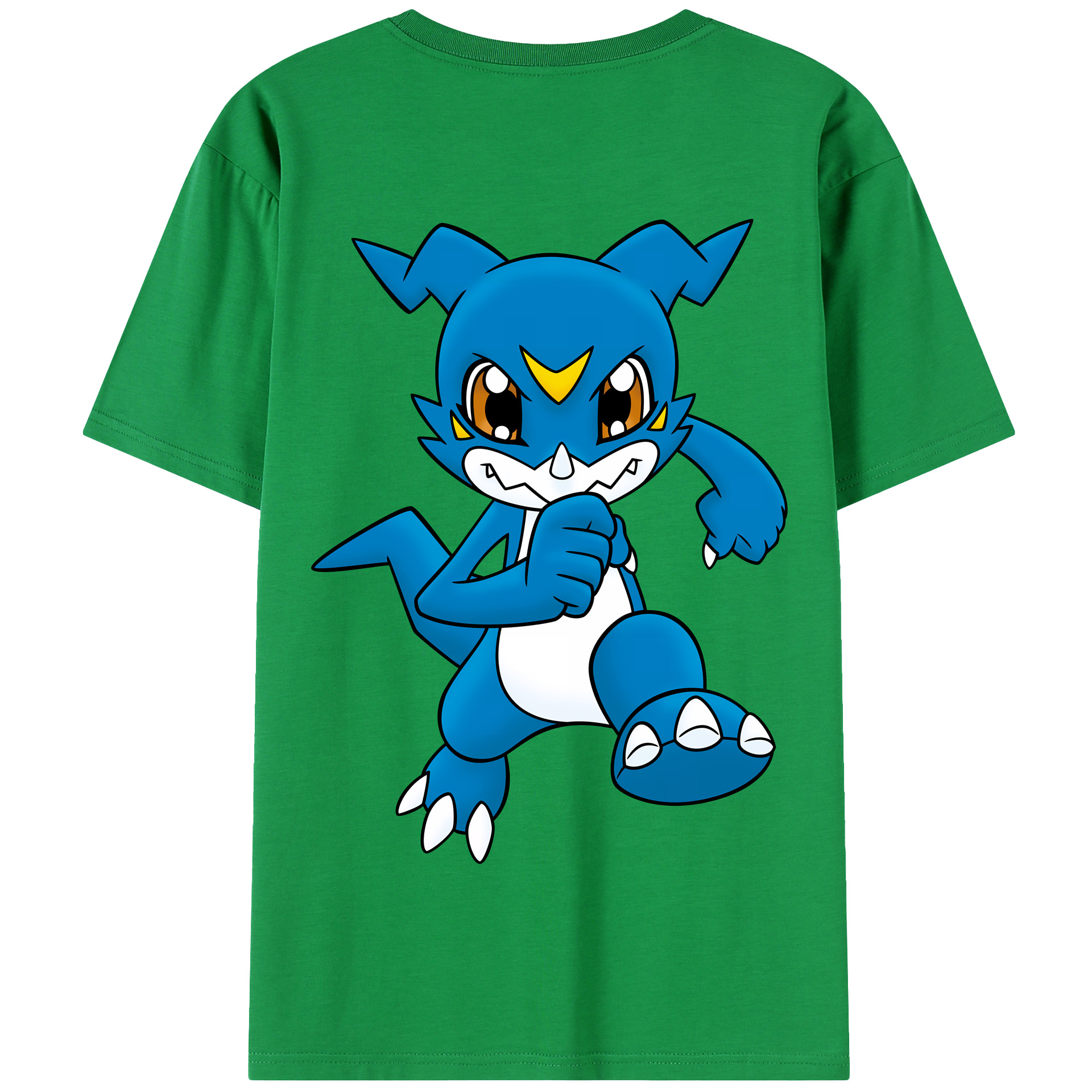 （画像用） Digimon デジタルモンスター/デジモン 綿100％半袖Tシャツ（背面プリント）
