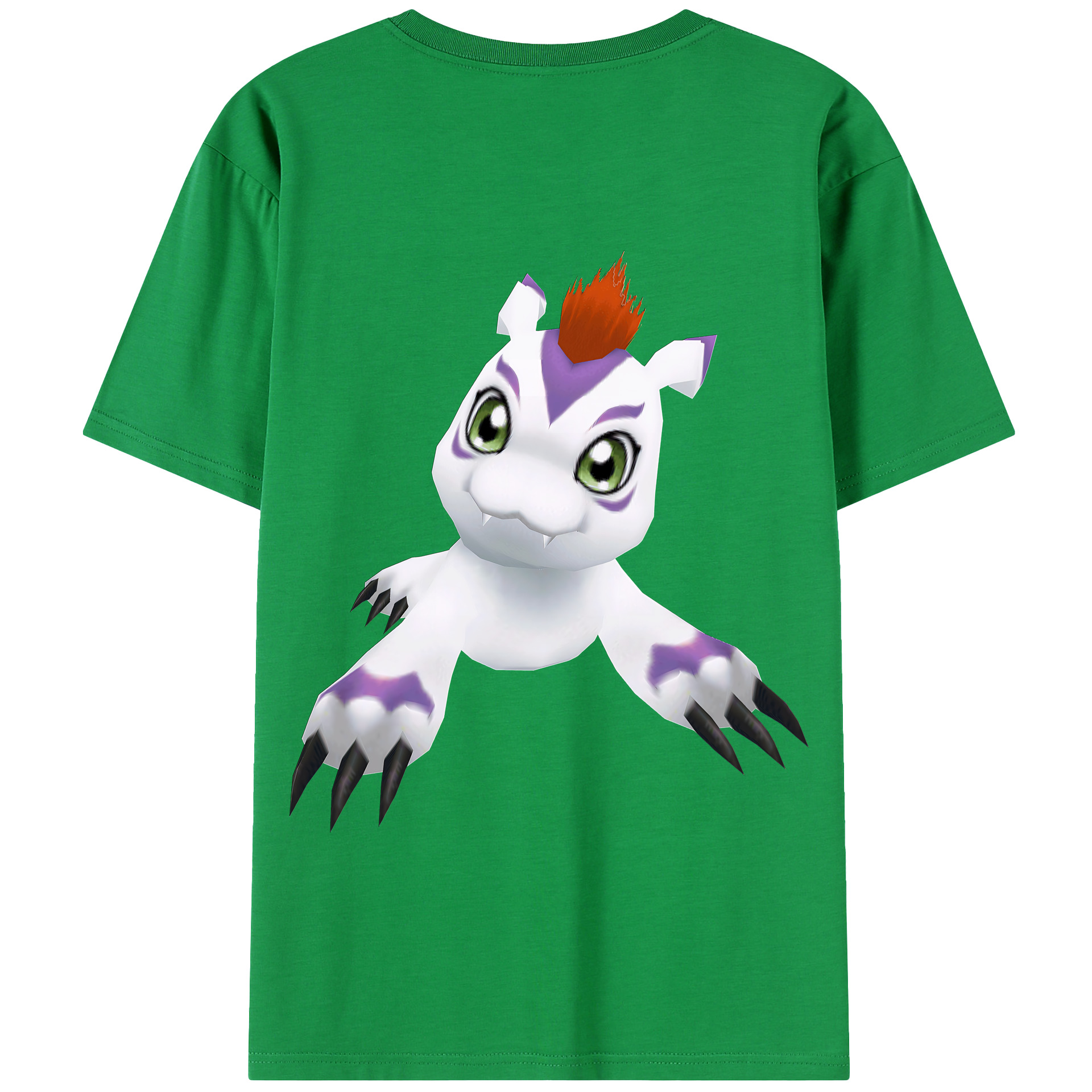 （画像用） Digimon デジタルモンスター/デジモン 綿100％半袖Tシャツ（背面プリント）