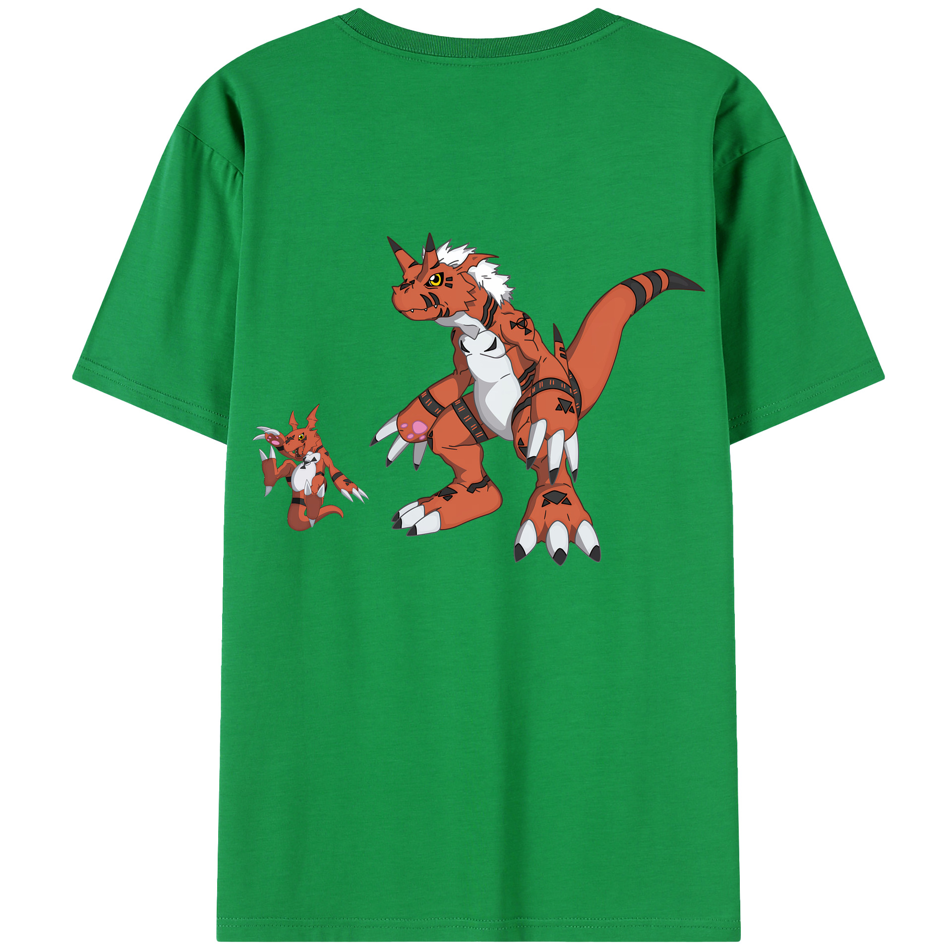 （画像用） Digimon デジタルモンスター/デジモン 綿100％半袖Tシャツ（背面プリント）