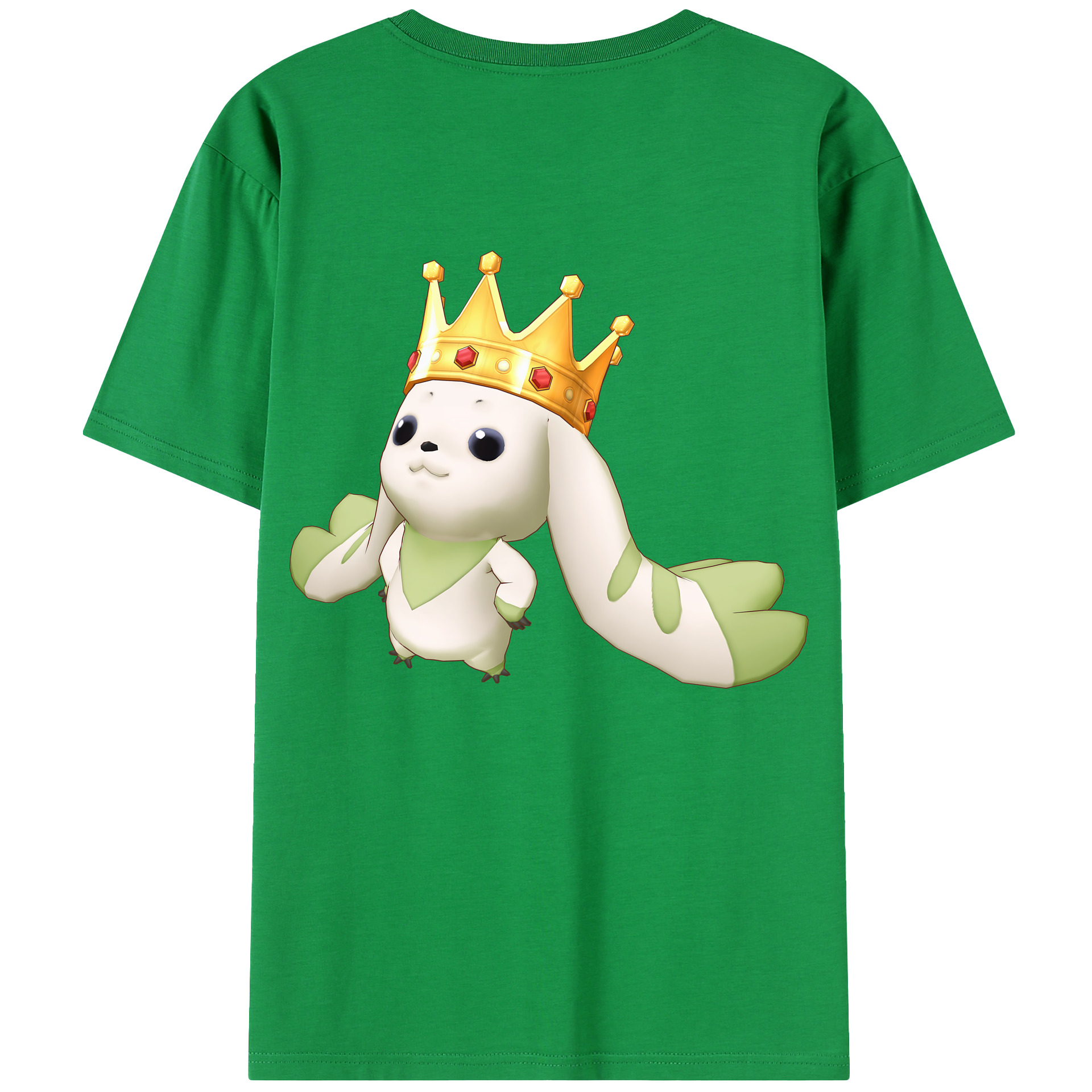 （画像用） Digimon デジタルモンスター/デジモン 綿100％半袖Tシャツ（背面プリント）