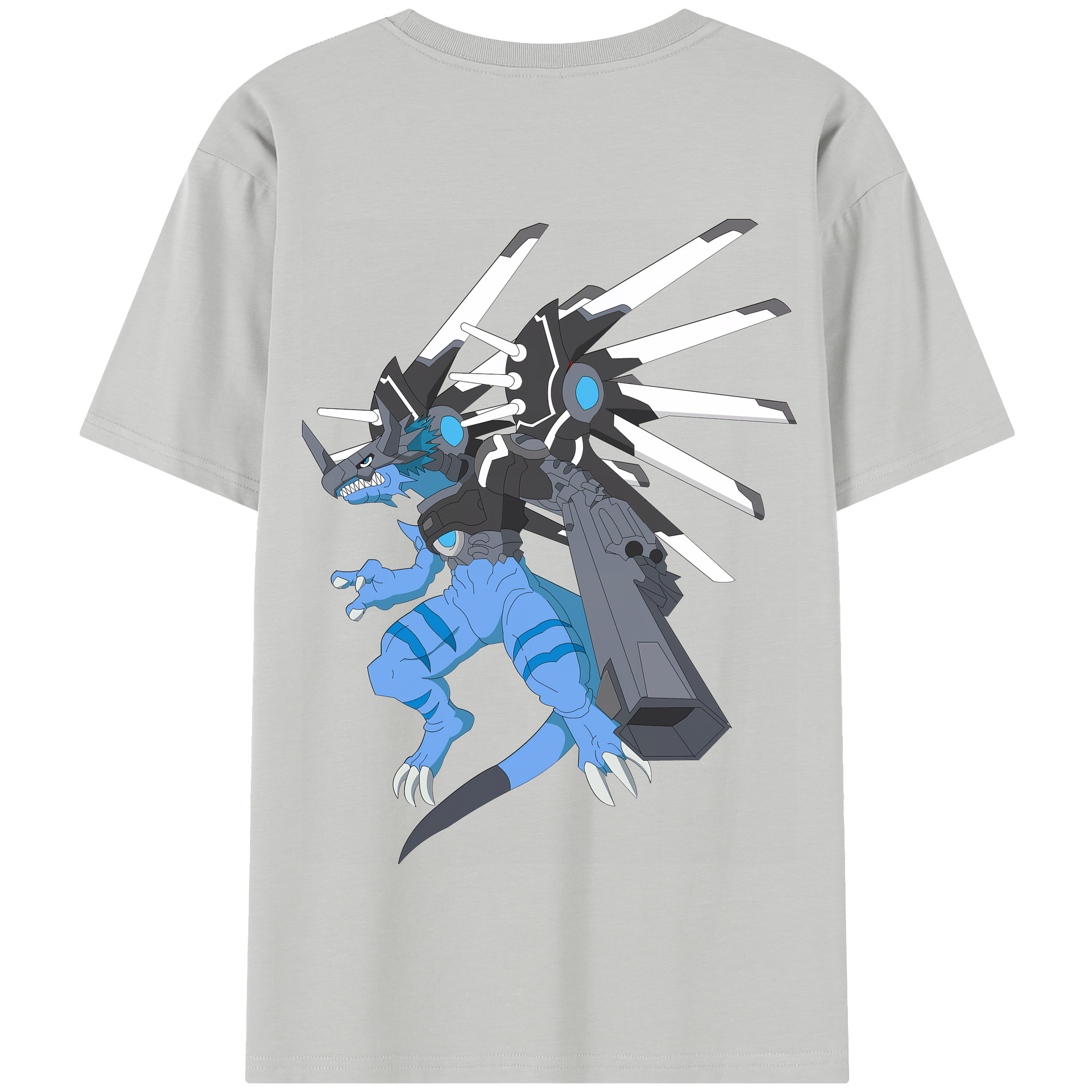 （画像用） Digimon デジタルモンスター/デジモン 綿100％半袖Tシャツ（背面プリント）